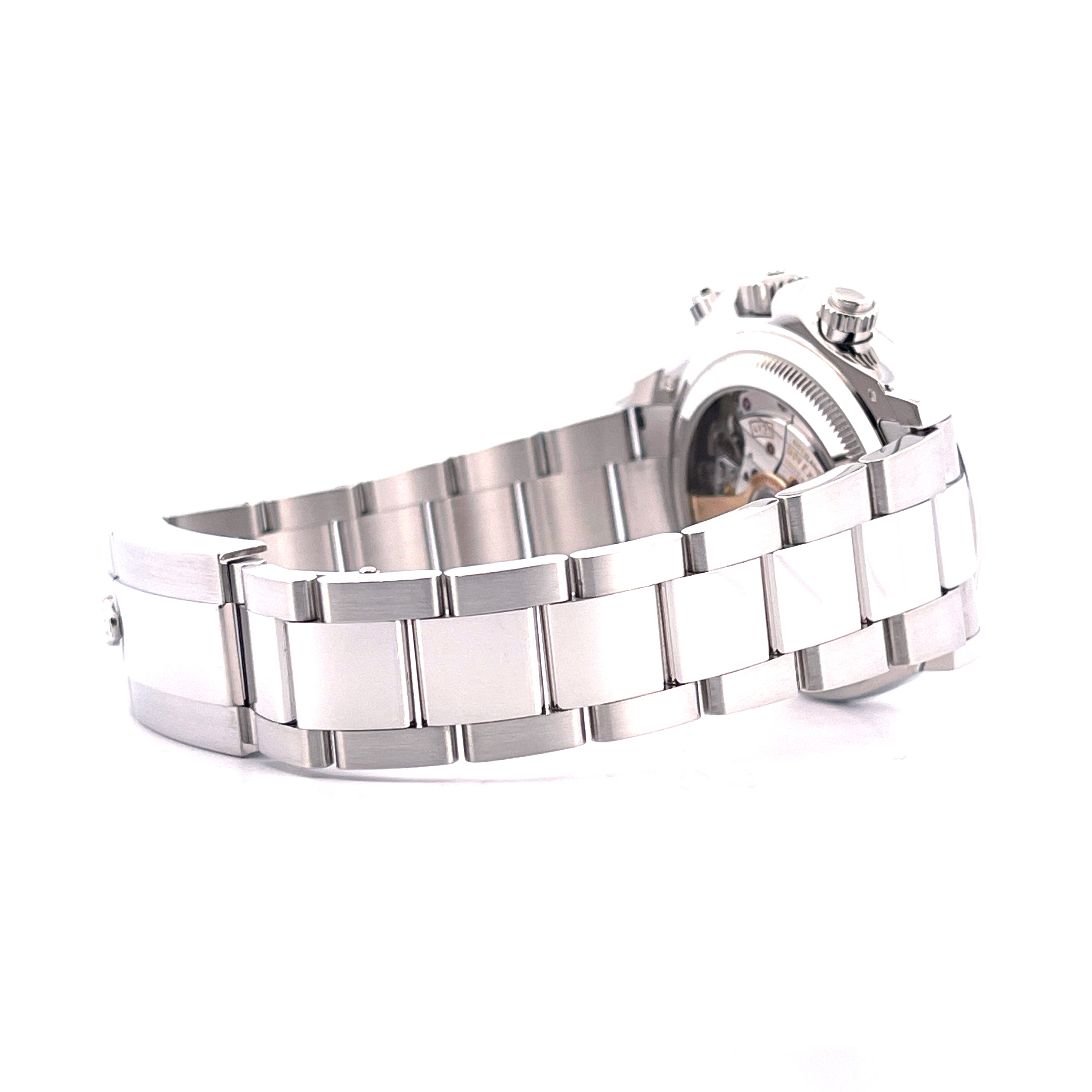 Rolex - Daytona Platinum Baguette Diamonds Ice Blue / perfect Condition / Full Set / 2024 - [product_sku]