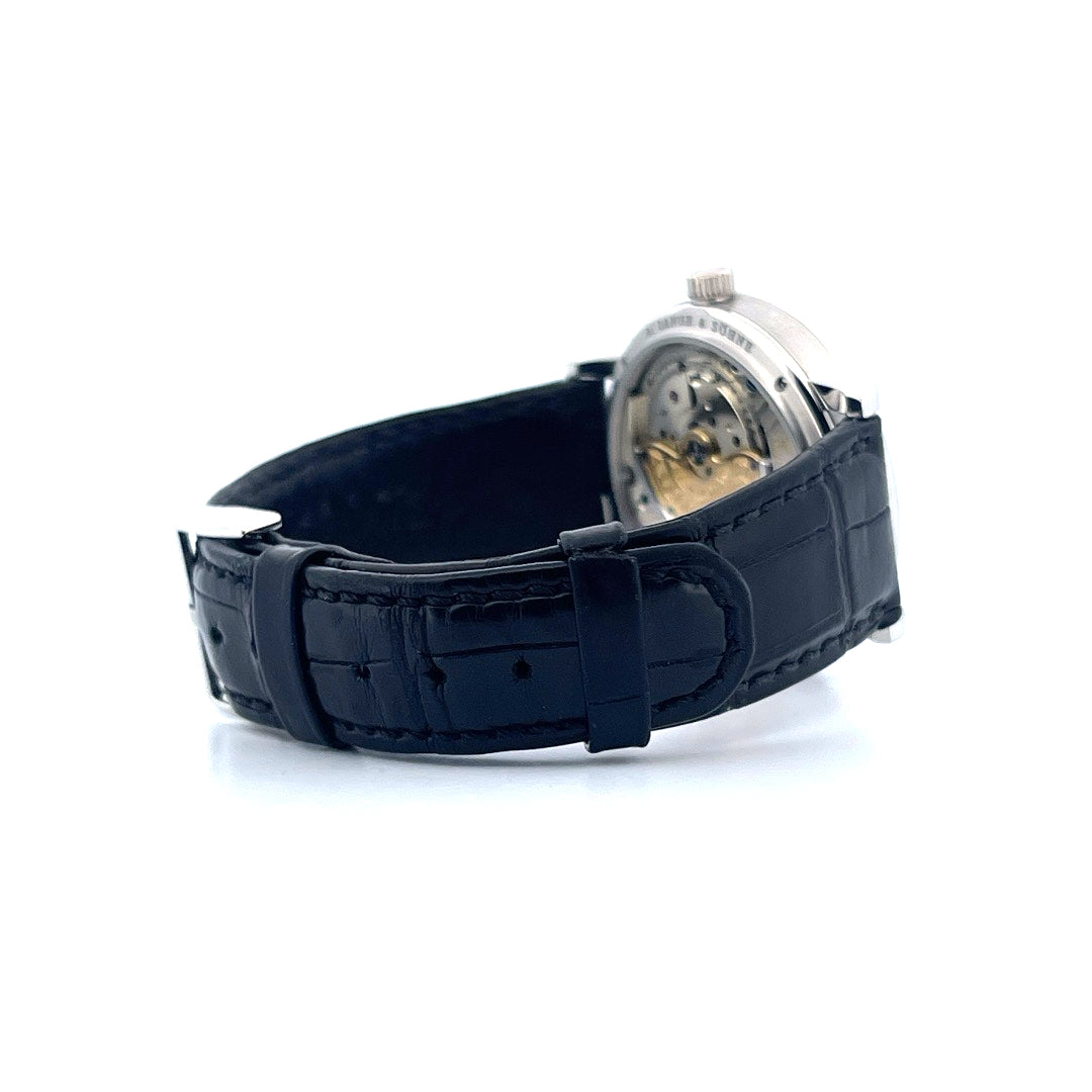 A. Lange & Söhne - Langematik Sax-O-Mat 950 Platin full set / very good condt. / Lange service '25 / 2000 - [product_sku]