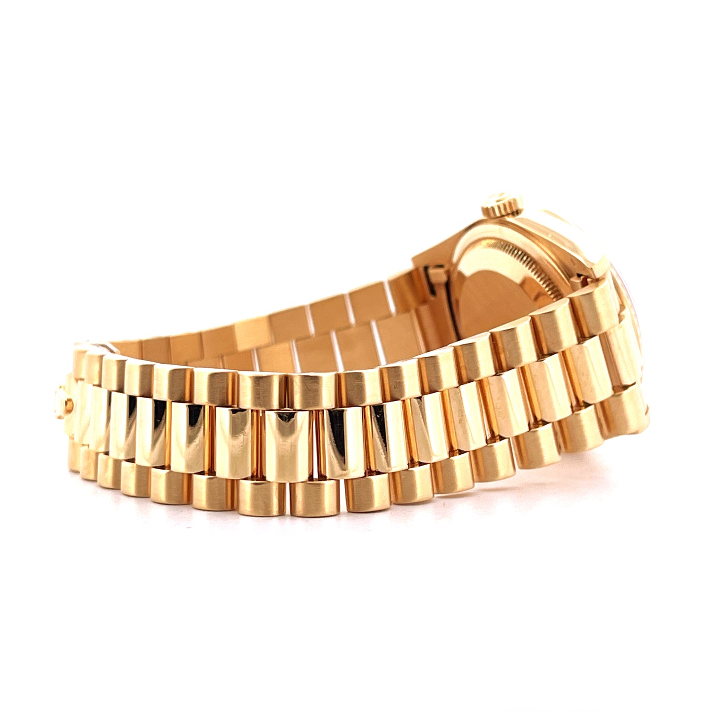 Rolex Day-Date 36 Gold Roman Dial (1991) Premium Set & Lederarmband inkl. Goldschließe