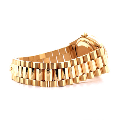 Rolex Day-Date 36 Gold Roman Dial (1991) Premium Set & Lederarmband inkl. Goldschließe