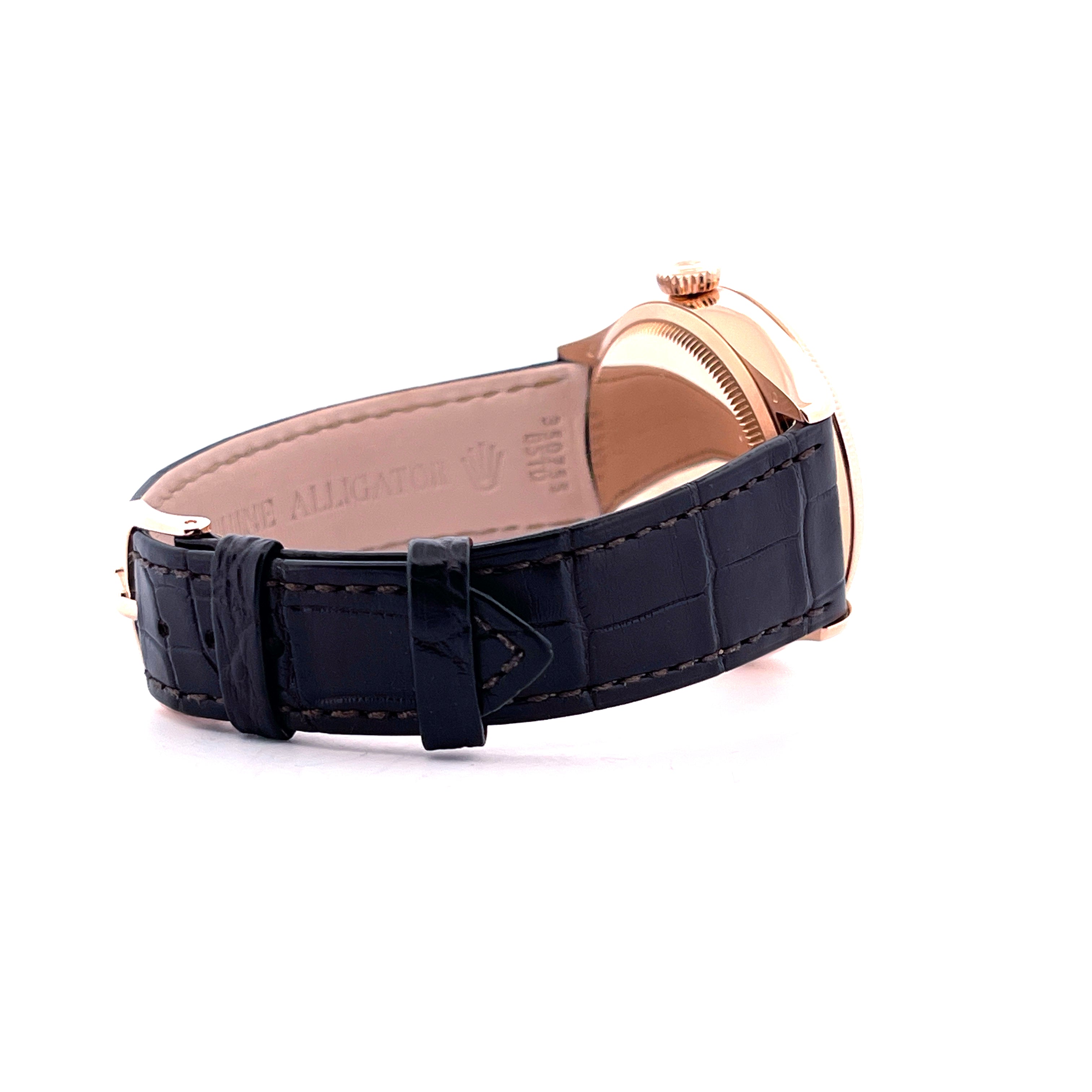 Rolex - Cellini Dual Time Roségold 50525 / Full Set / LC100 / Silver Dial / 2018 - [product_sku]