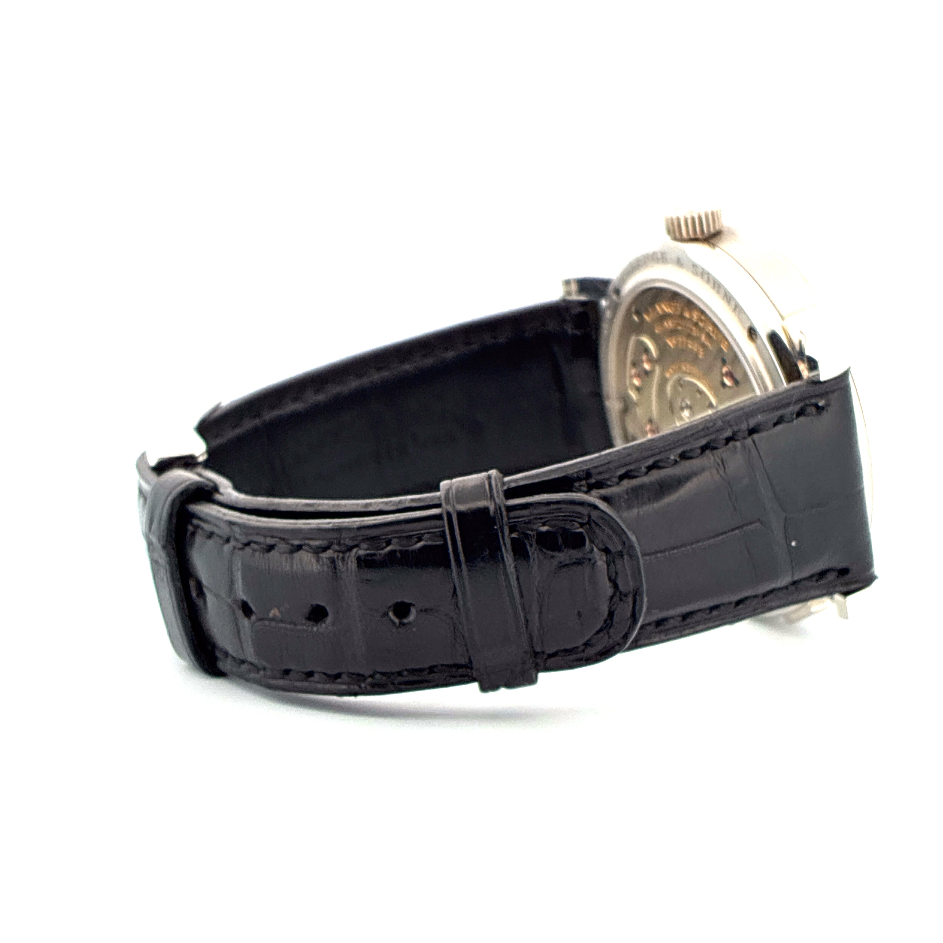 Lange 1 / Very good Condt. / Black dial / Platinum / Box
