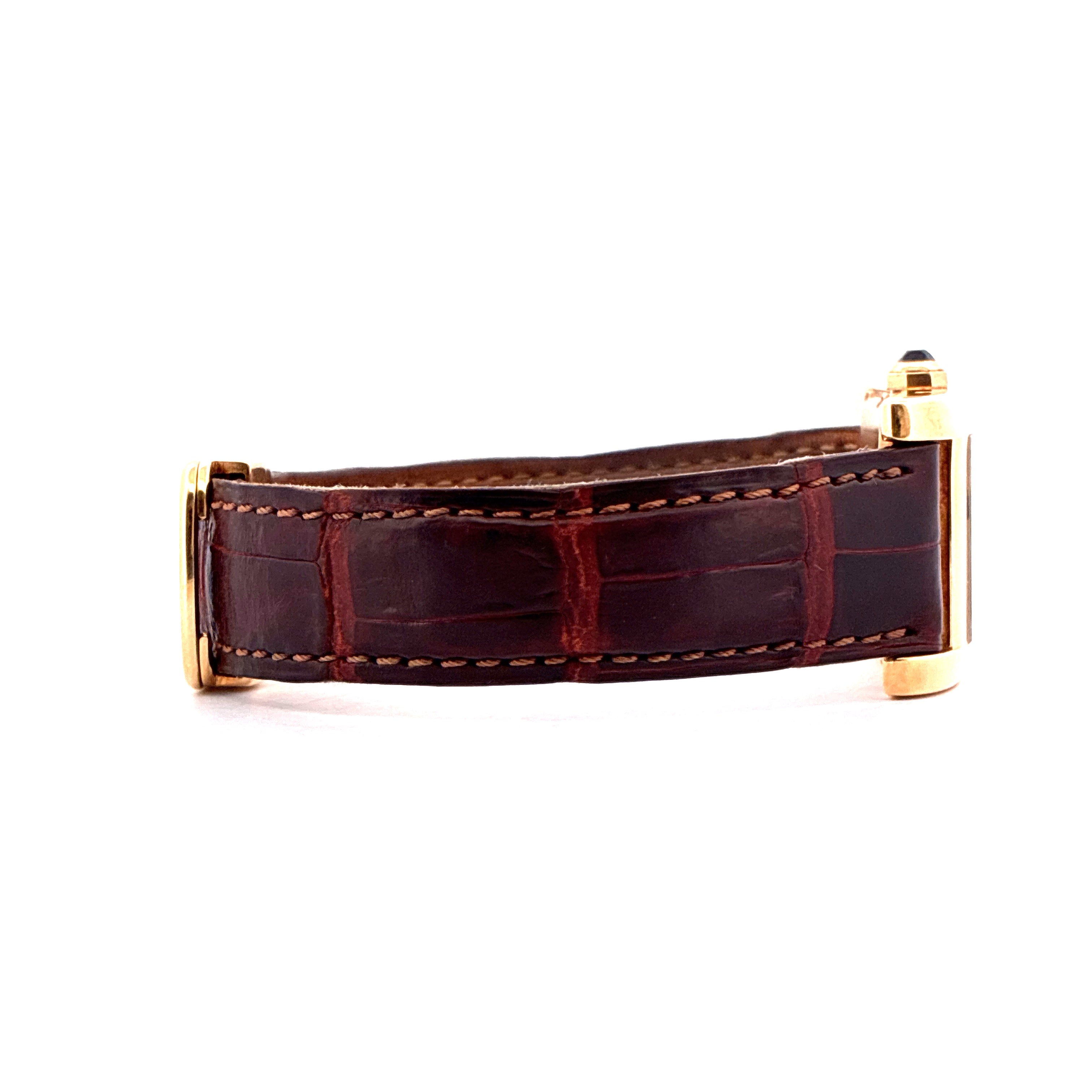 Cartier - Tank Américaine / Yellow Gold / Box / Folding-Clasp - [product_sku]