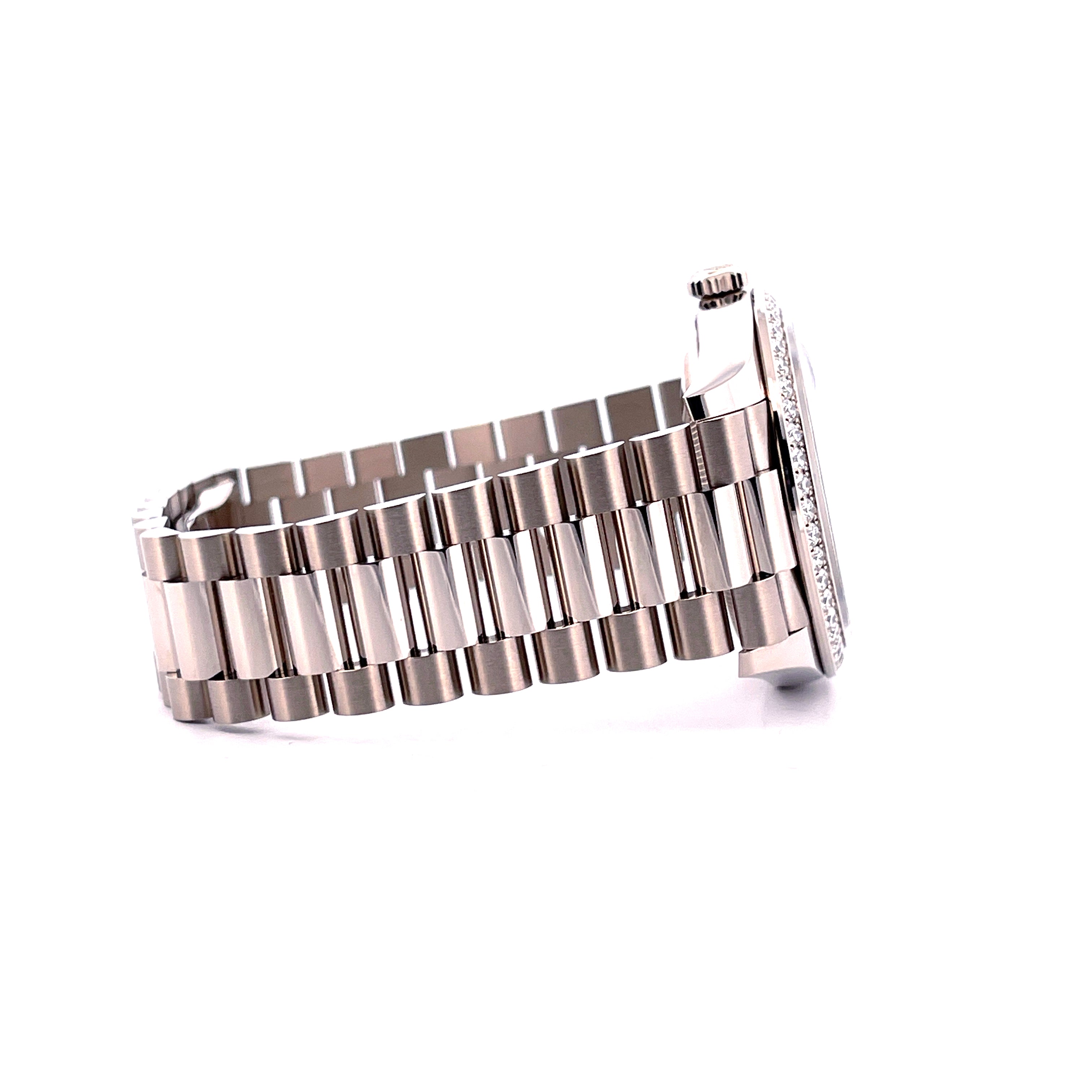 Rolex - Day-Date 40 Whitegold Meteorite Baguette Dial Diamonds / Box & Paper / Unworn / 2025 - [product_sku]