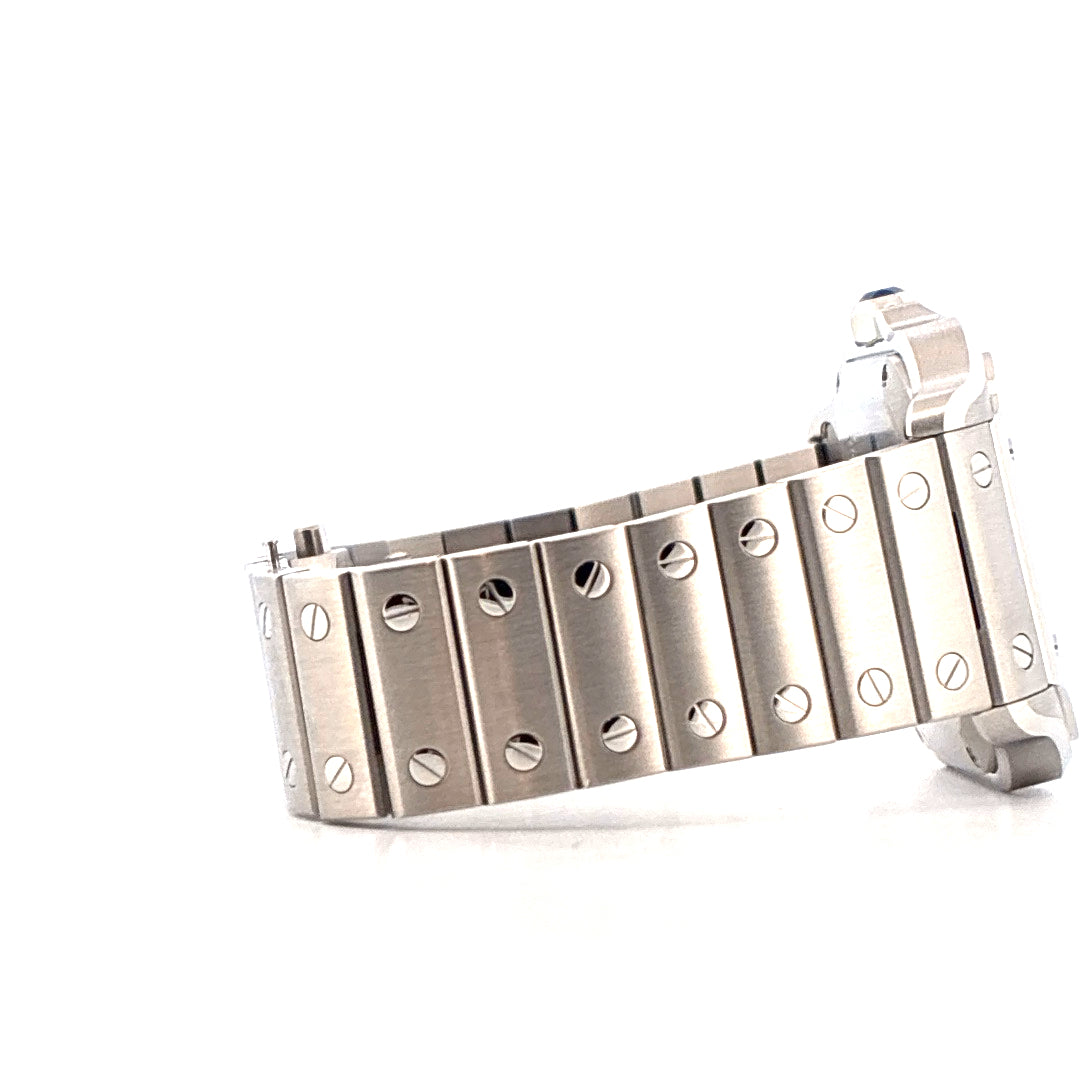 Santos de Cartier / Edelstahl 35mm / Ungetragen / 2. Armband / (2022)