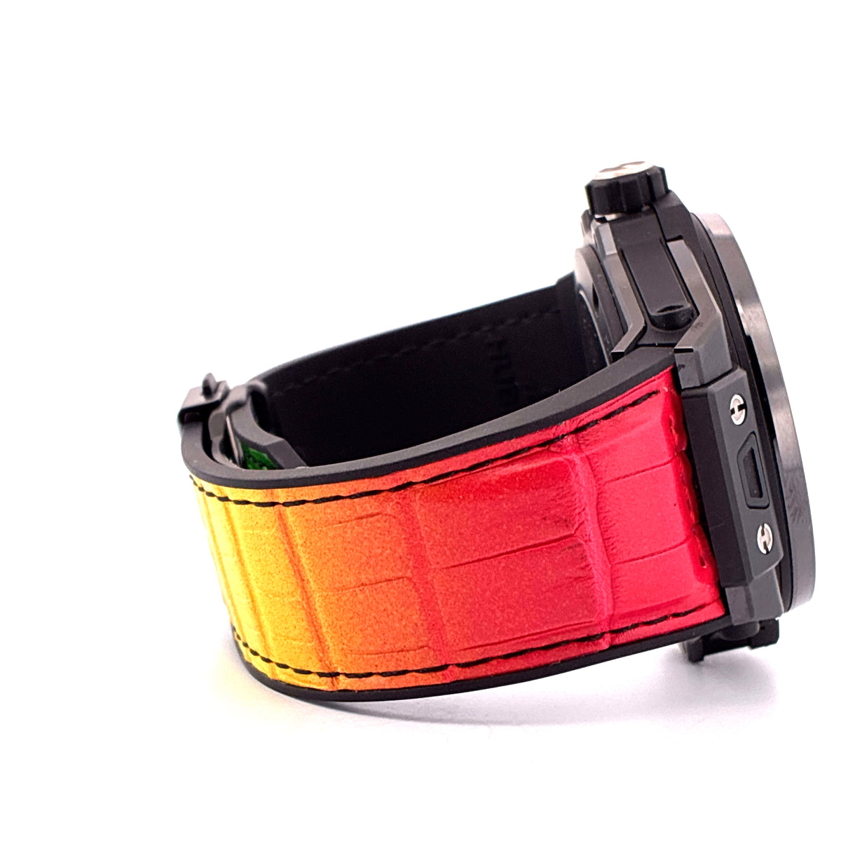Big Bang Meca-10 / very good condt. / Rainbow strap / 10 days power reserve / skeleton / E-Warranty