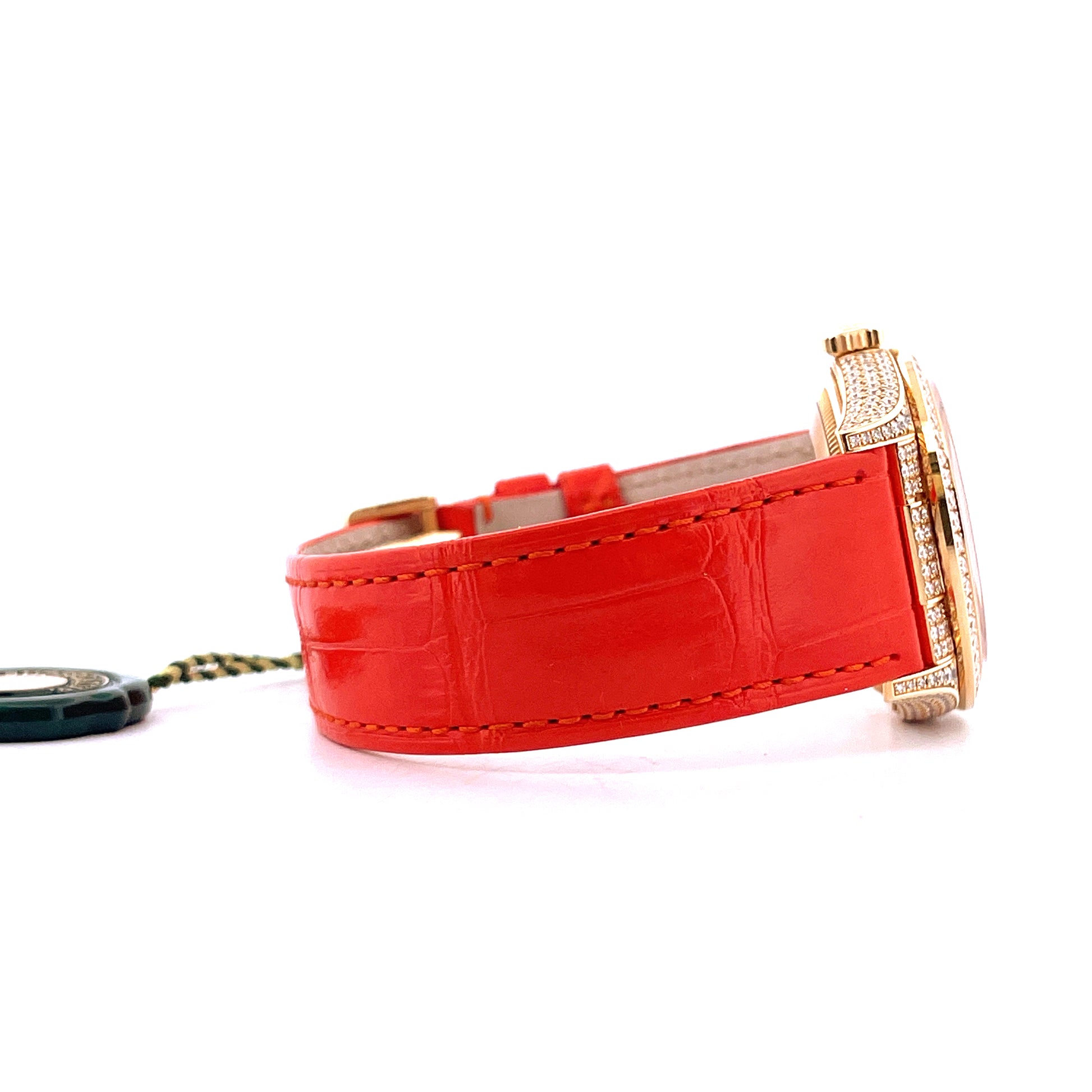 Rolex - Day-Date 36 Iced out (Orange) - Juwelier Spliedt