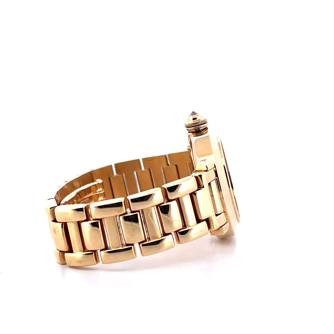Pasha 18k Yellowgold / diamond crown full set / very good condt. / 2005