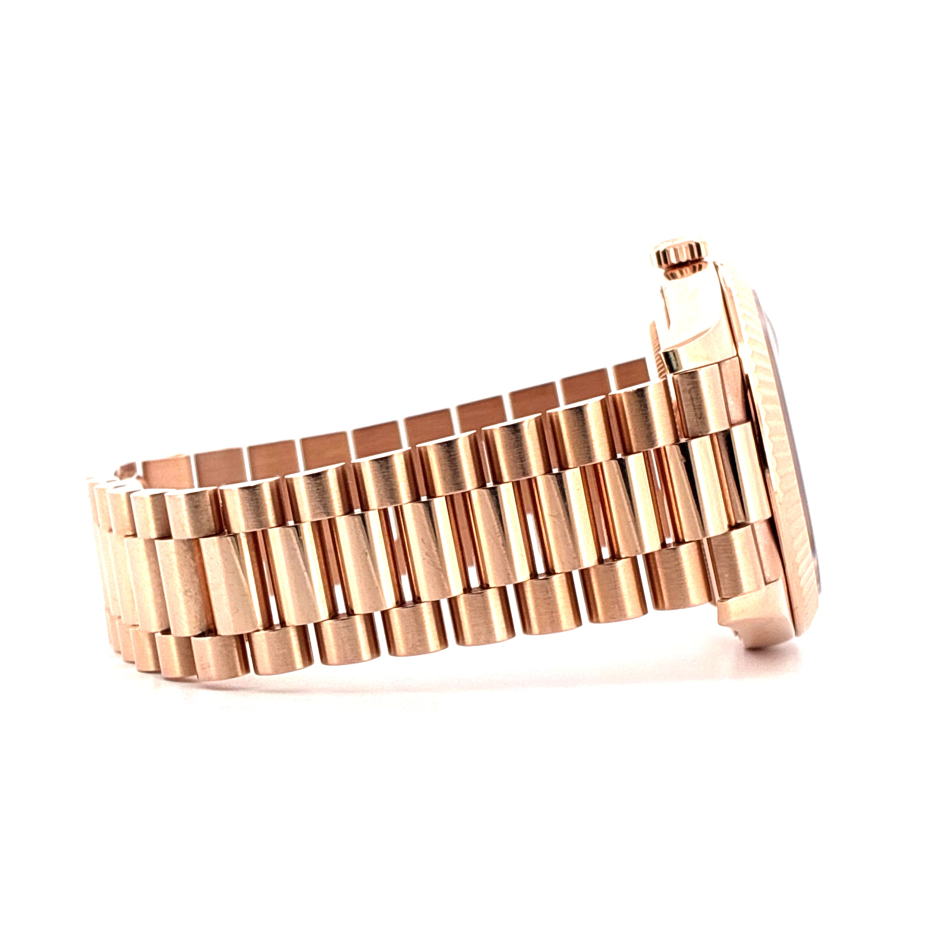 Rolex - Day-Date 40 / Roségold / Chocolate Dial / Baguette / Full-Set / 2022 - [product_sku]