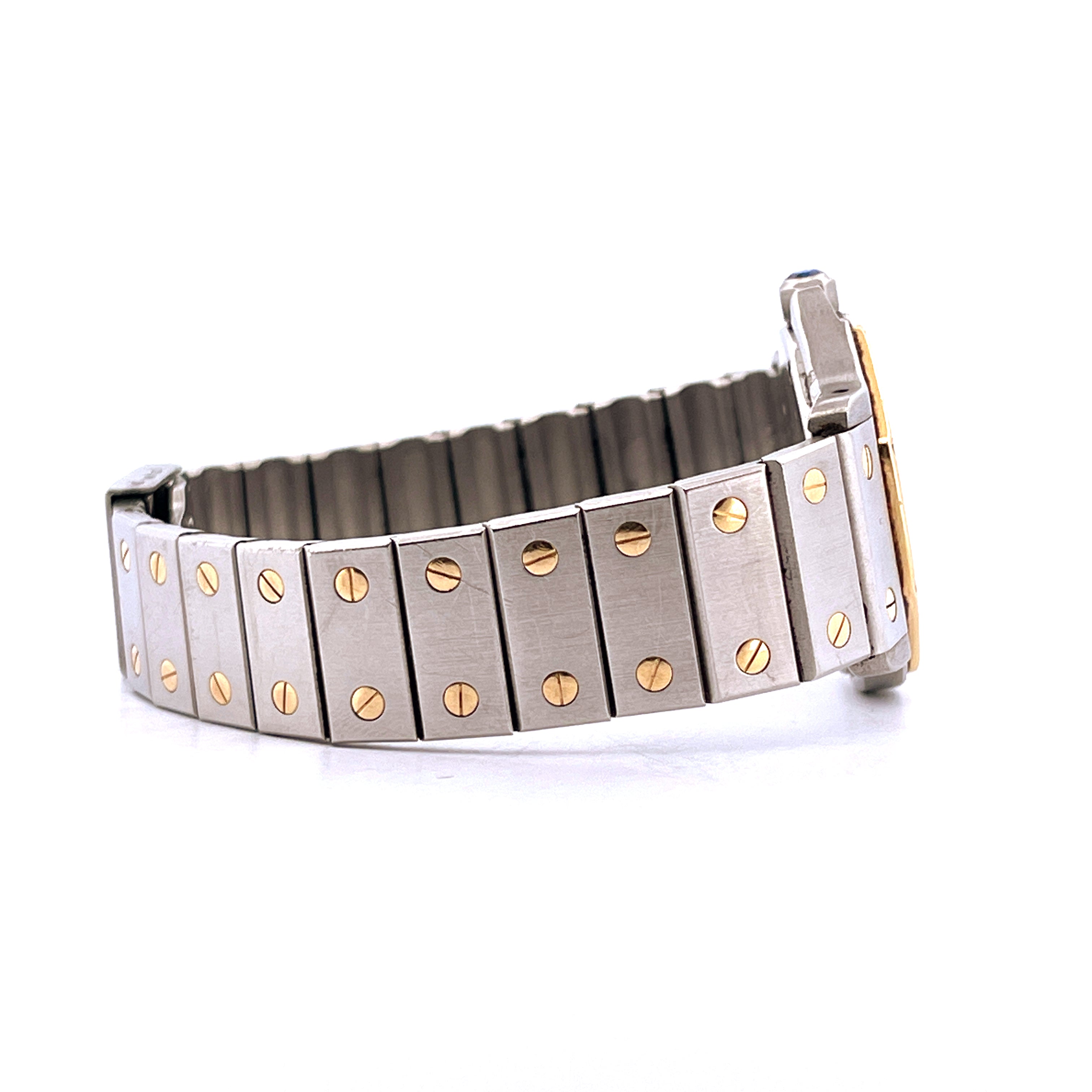 Cartier - Cartier Santos Ronde Steel & Gold - Juwelier Spliedt