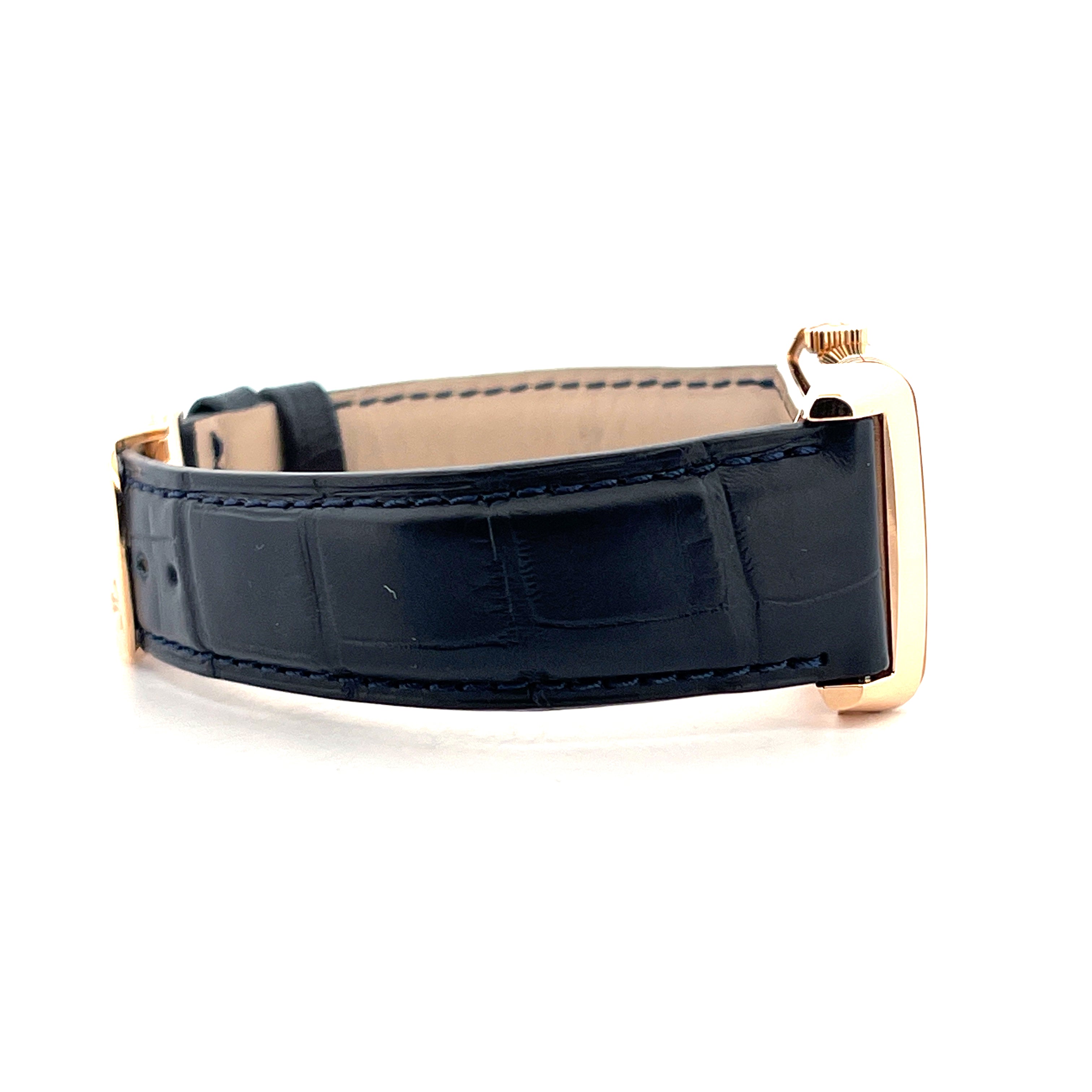 Reverso Sun Moon Roségold / 2 Straps / Leatherstrap new / On stock / 2 years Warranty / Box and Documents / pretty good Condition / Ref. 270.2.63