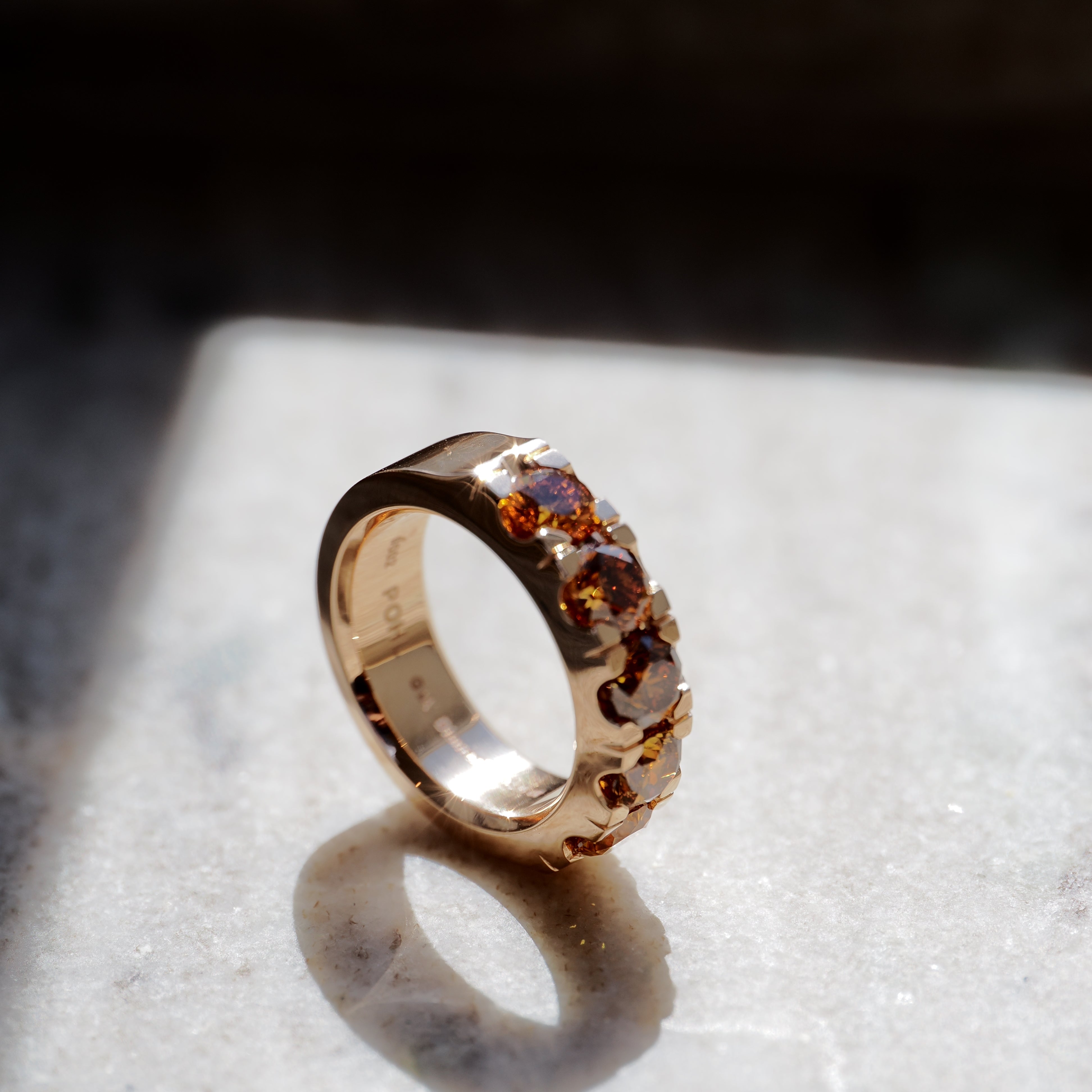 Jochen Pohl - Ring Roségold mit Orange Fancy Diamonds (2024) - [product_sku]