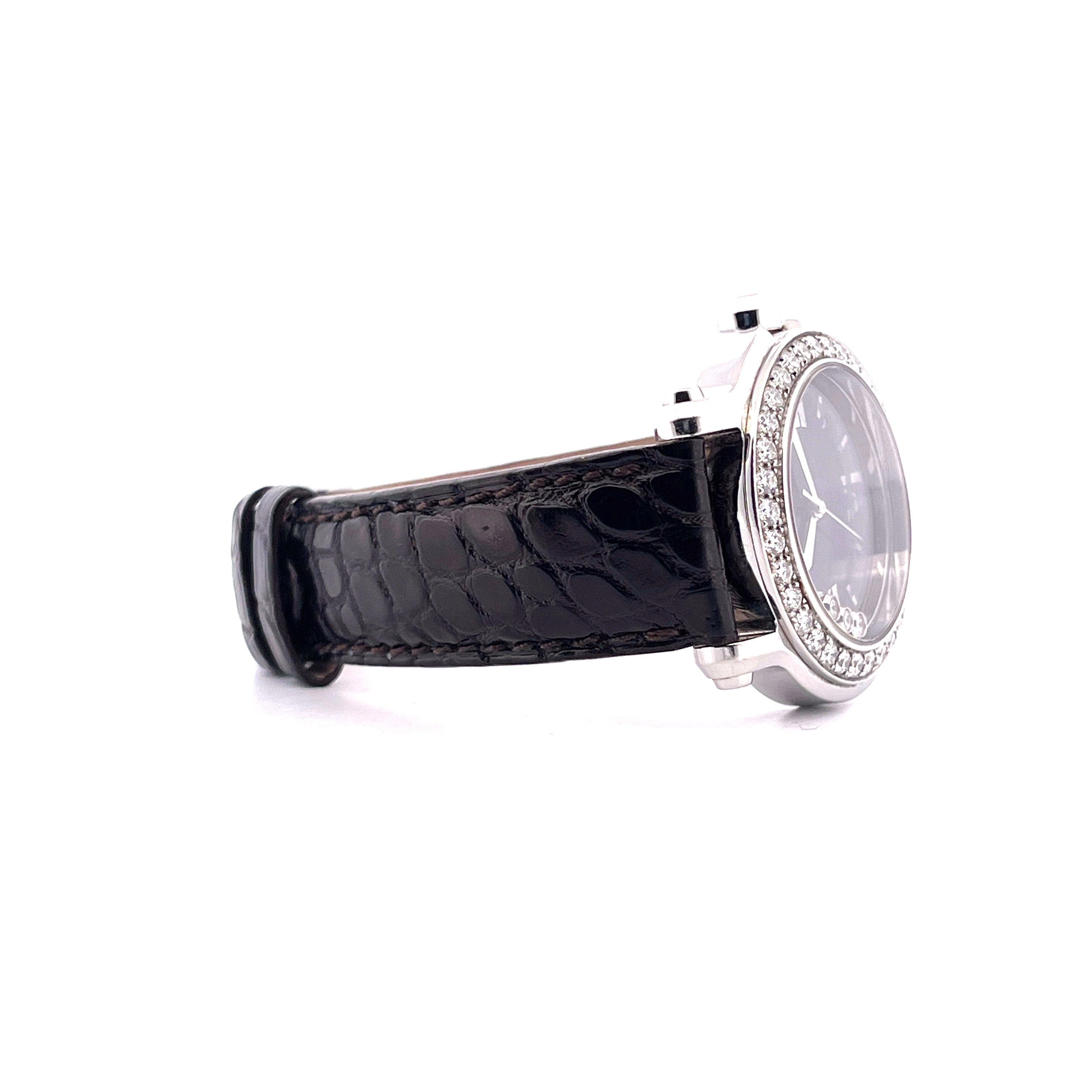 Happy Sport Round Quartz 36mm Diamonds / 2019