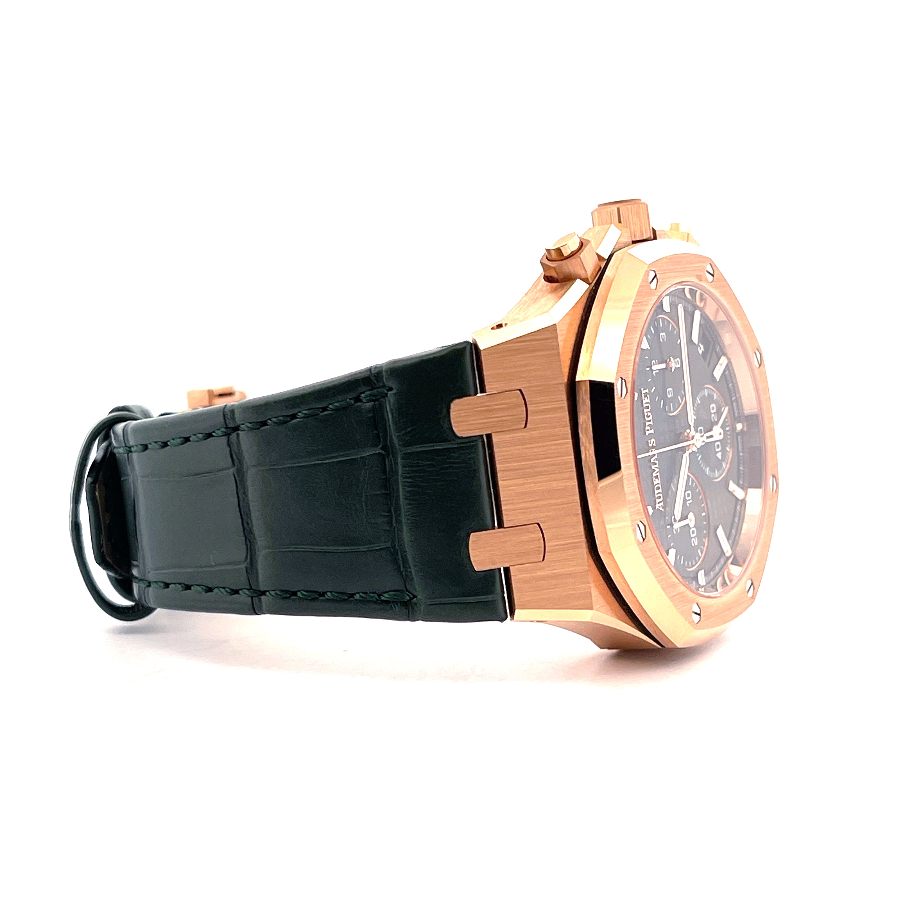Audemars Piguet - Royal Oak Green Chronograph 26240OR Roségold / Box and Paper / premium Condition / 2025 - [product_sku]