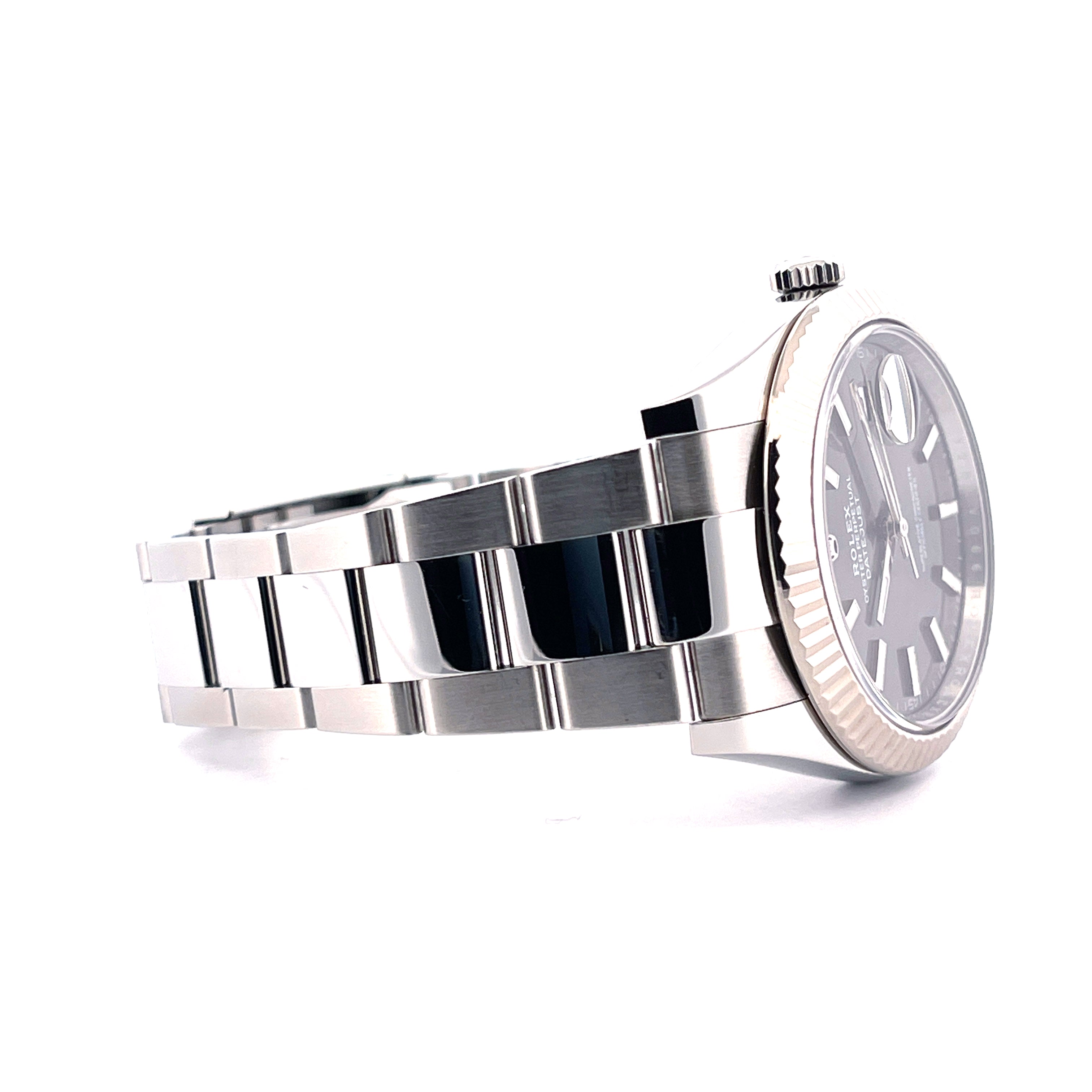 Rolex - Datejust 41 Grey Whitegold Bezel / 126334 / Full Set / First invoice / Rolex Check 2026 / LC100 / 2021 - [product_sku]