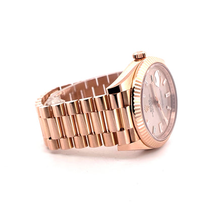 Day-Date 40 / Full-Set / ROLEX Service 2025 / Roségold / 2021