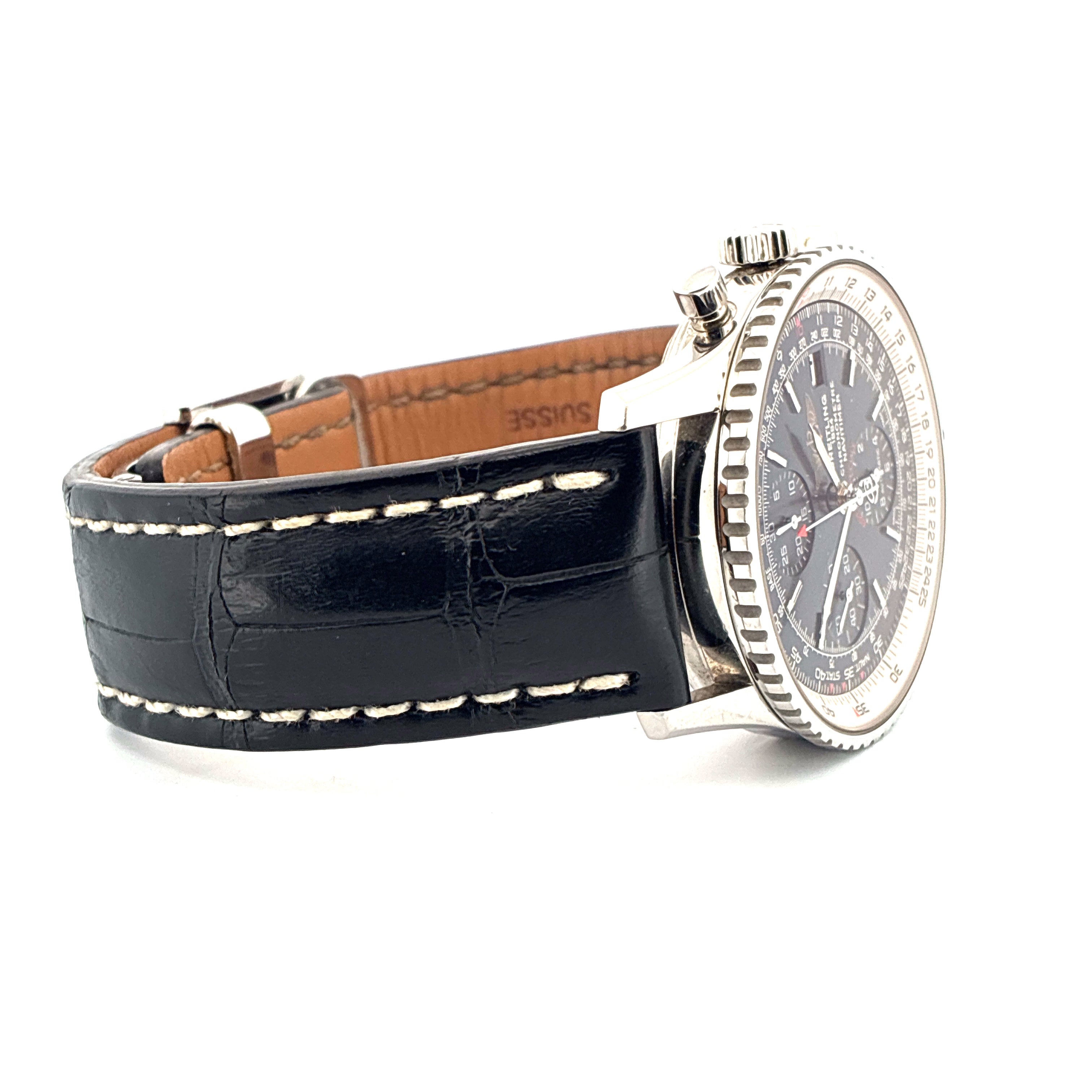 Navitimer Heritage Black Dial / Box & Papers