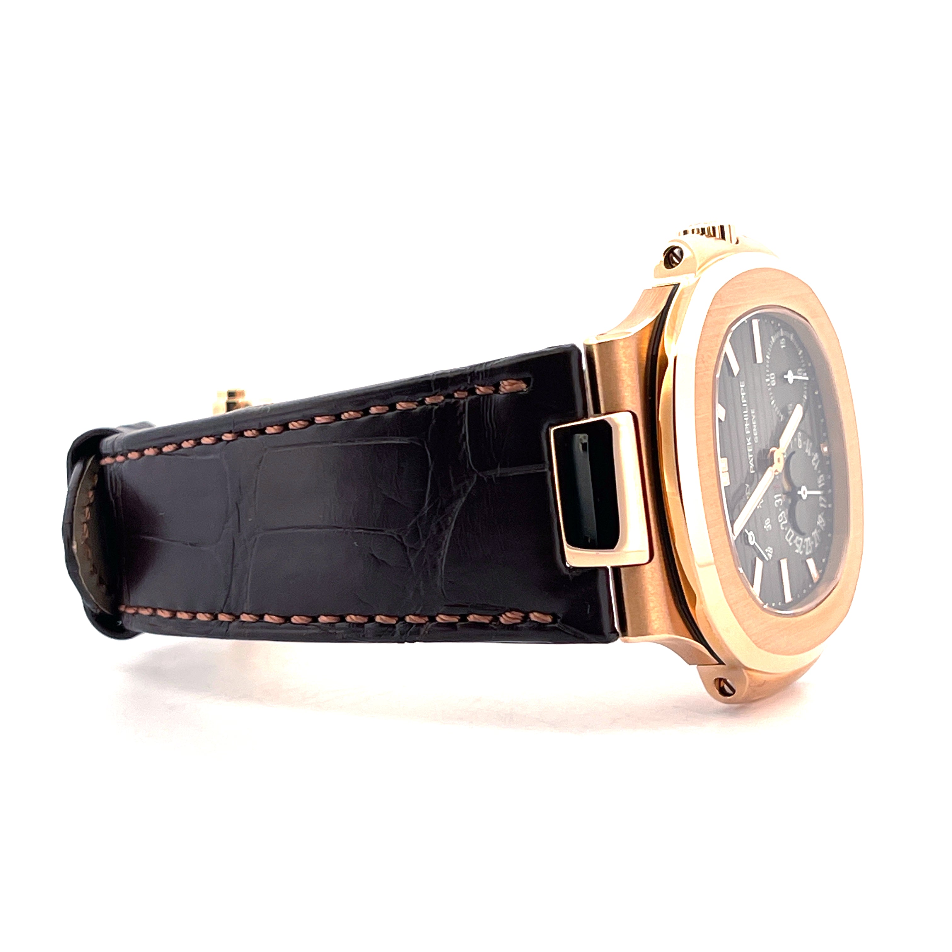 Nautilus 5712R-001 Roségold / Straps unworn / Germany / Folding / +Invoice / Premium Set + second Strap / nearly MINT Condt / Dec. 2018
