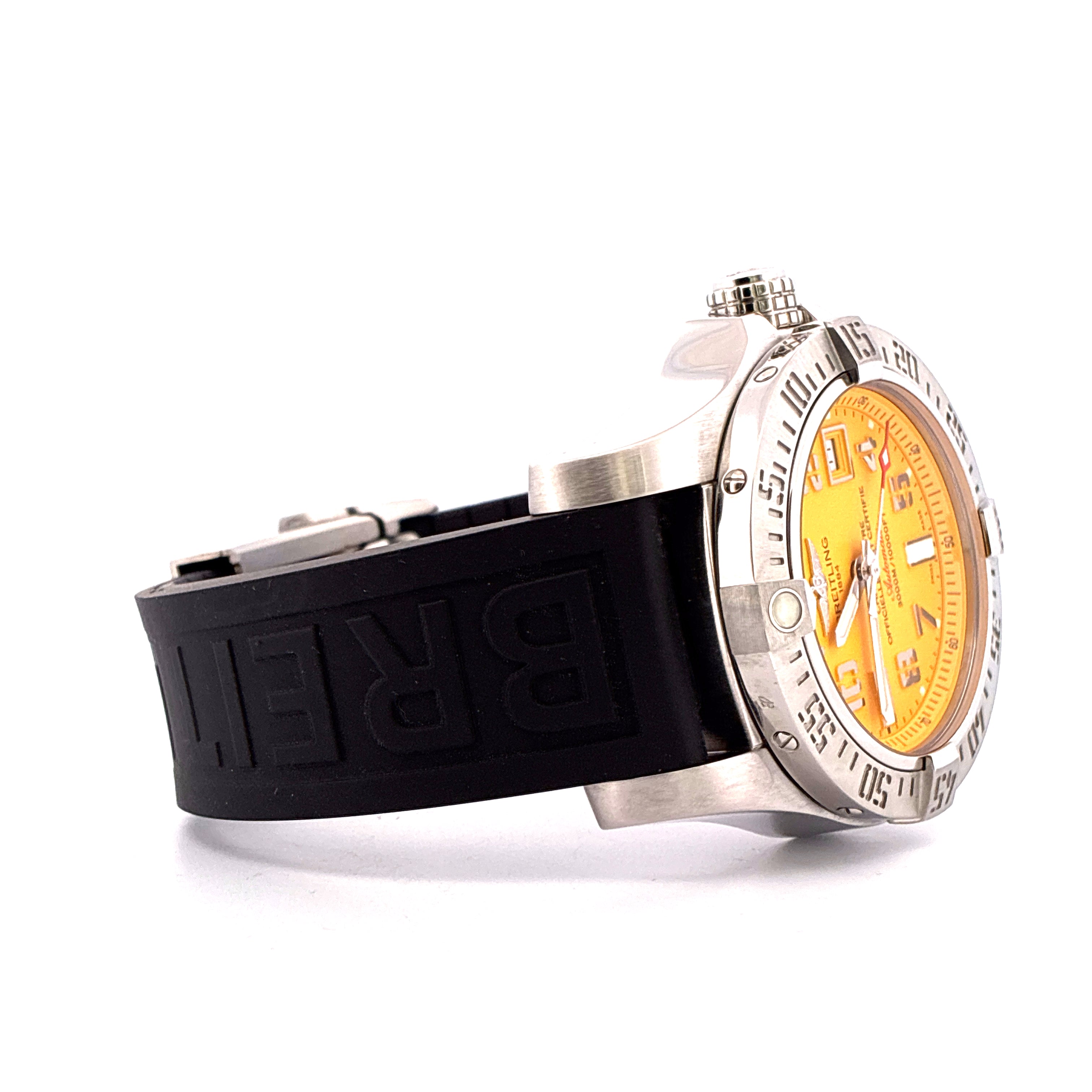 Avenger II Seawolf Yellow Dial / Rubber Strap / automatic / Full Set / very good Condition / Germany 2013