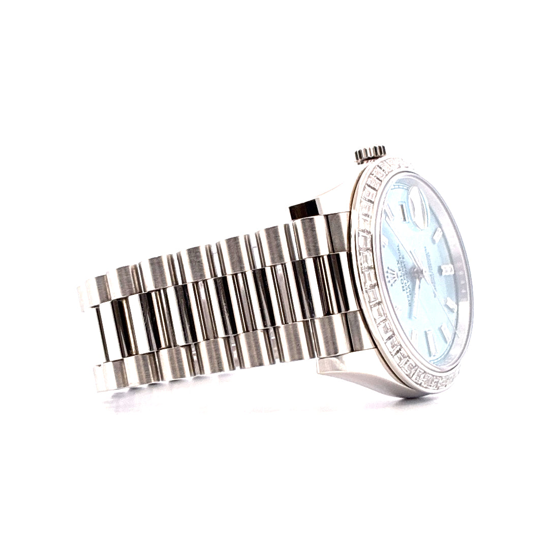 Rolex - Day-Date 40 Platin Baguette Diamanten (2020) - [product_sku]