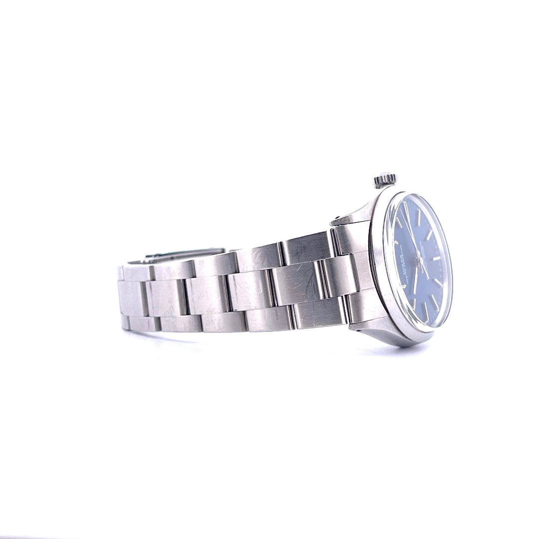 Rolex - Rolex Oyster Perpetual 34 (Blue) - Juwelier Spliedt - [product_ Artikelnummer]