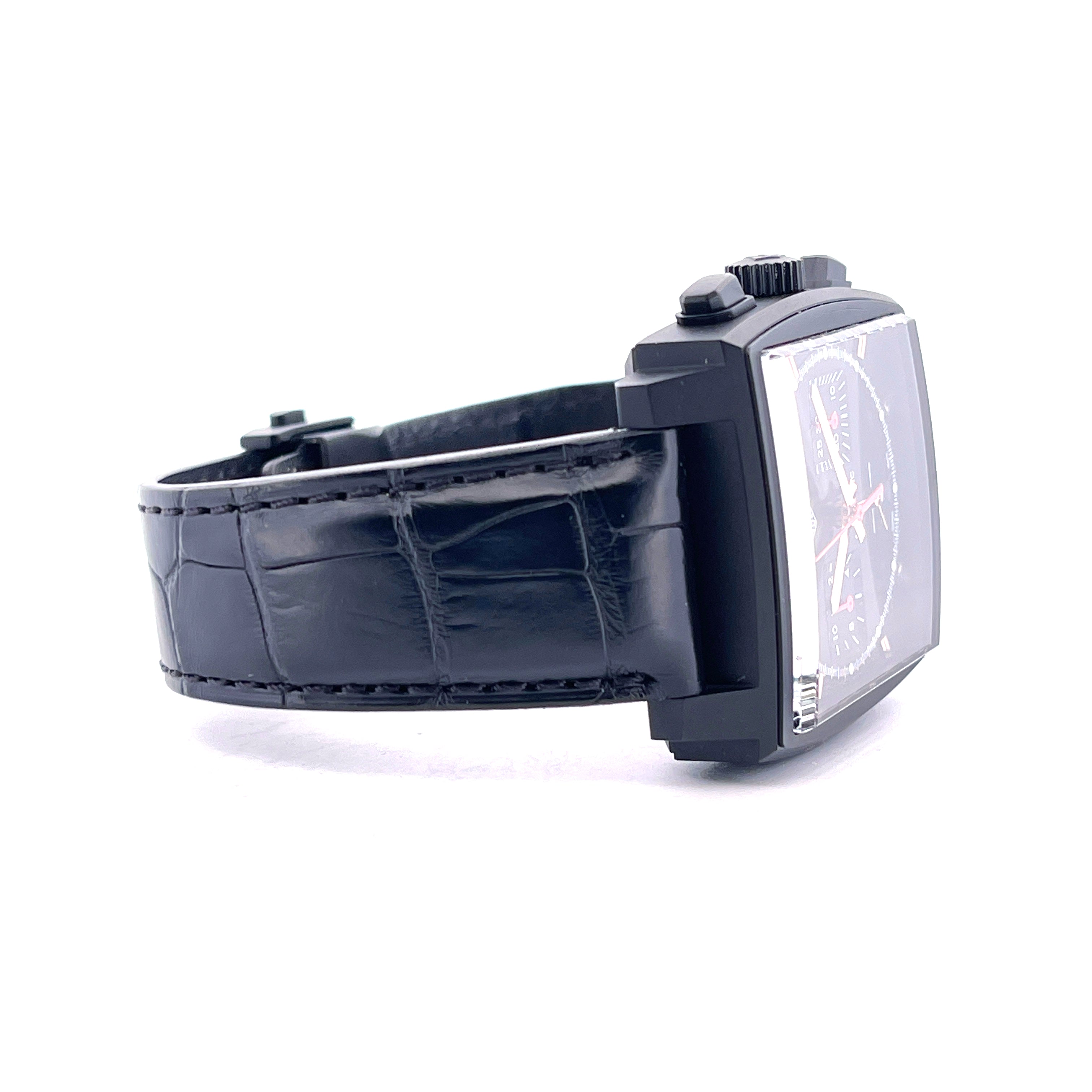 Tag Heuer - Monaco "Dark Lord" Titan / Service 2026 / very good Condition - [product_sku]