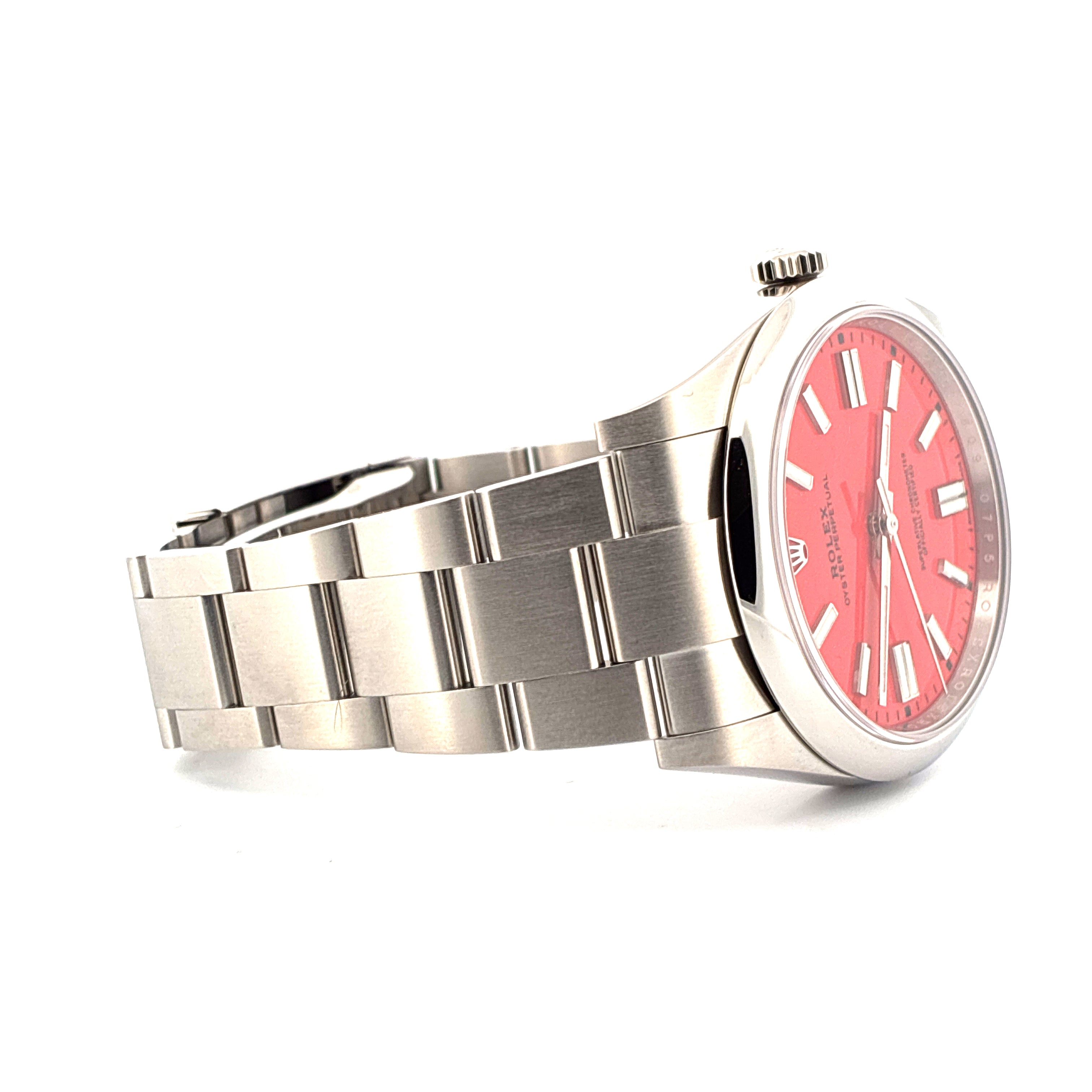 Oyster Perpetual 41 / Red Dial / very good condt. / Full-Set / 2021