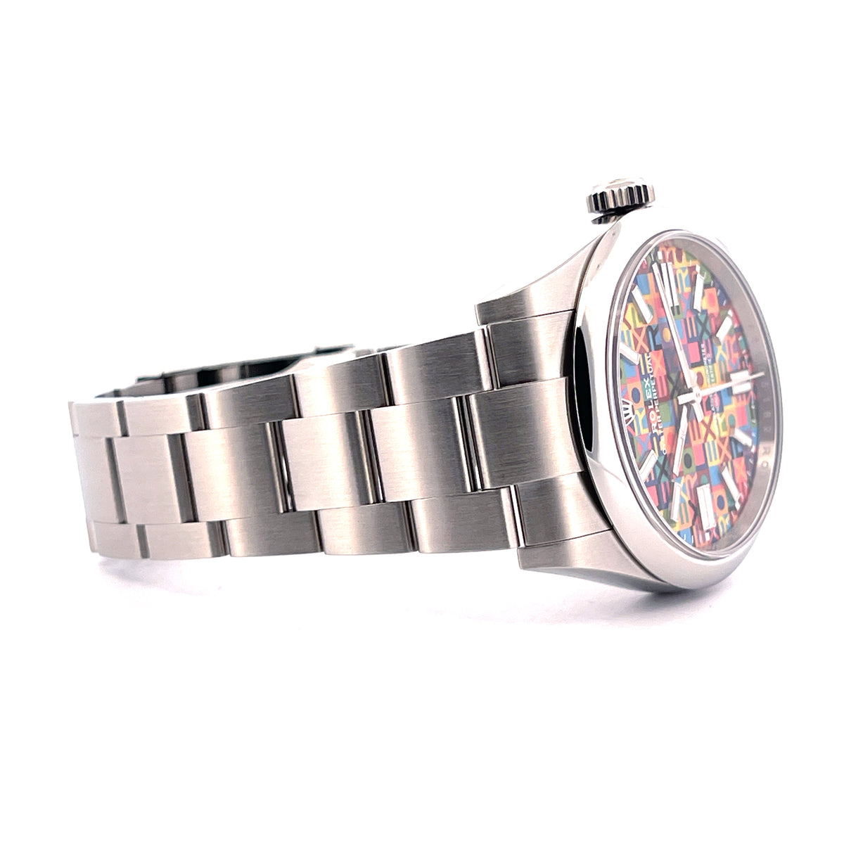 Oyster Perpetual 41 Multicoloured Jubilee Motif Dial 134300 / Unworn / Box and Paper / Aug. 2026 - Juwelier Spliedt