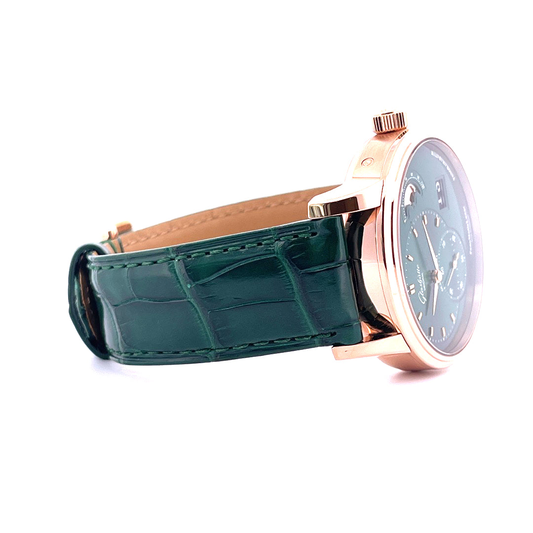 Glashütte Original - PanoMaticLunar Rosegold grün - Juwelier Spliedt - [product_ Artikelnummer]