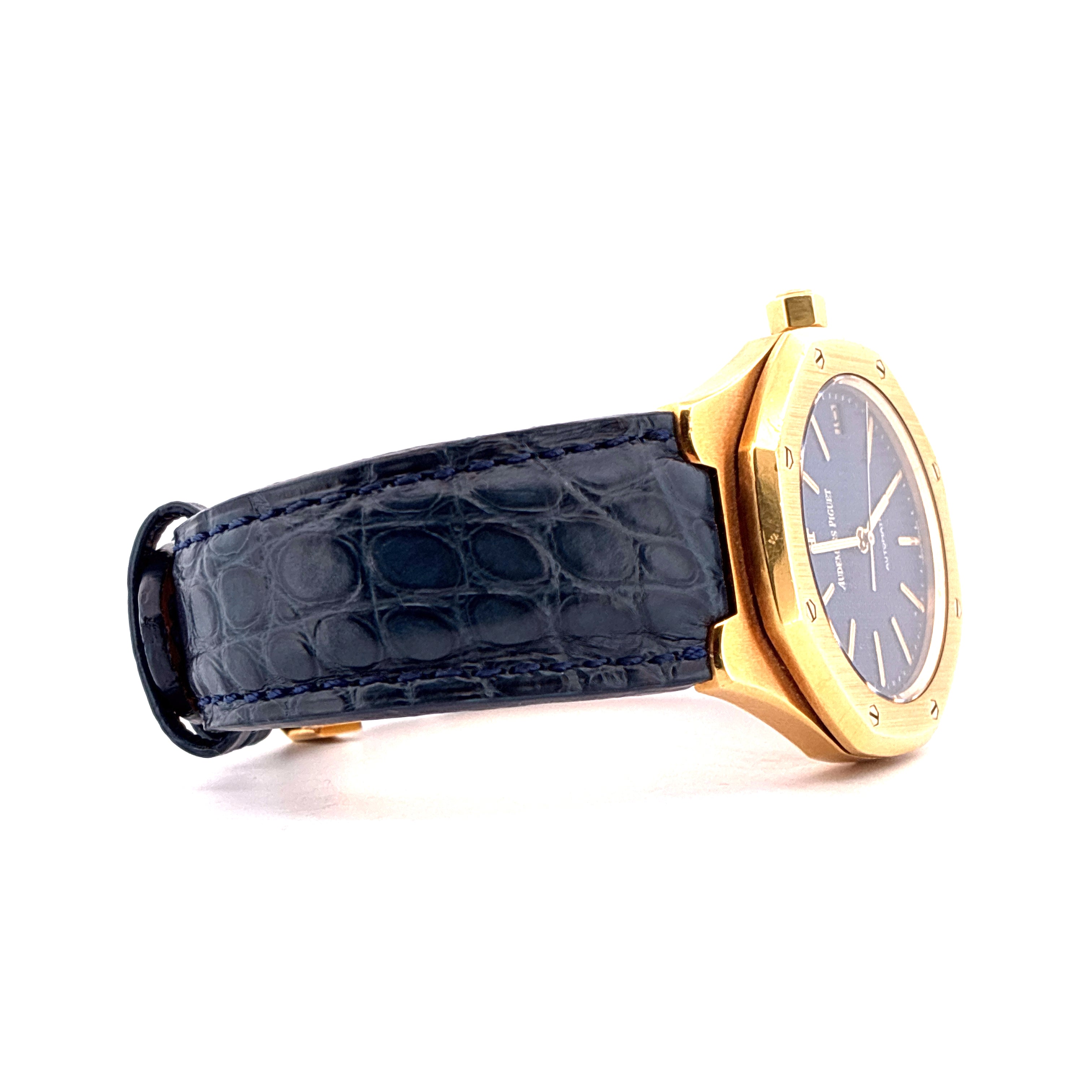 Royal Oak / Blue Dial / Folding Clasp / very rare / D-Series / Vintage / Full-Set / 1995
