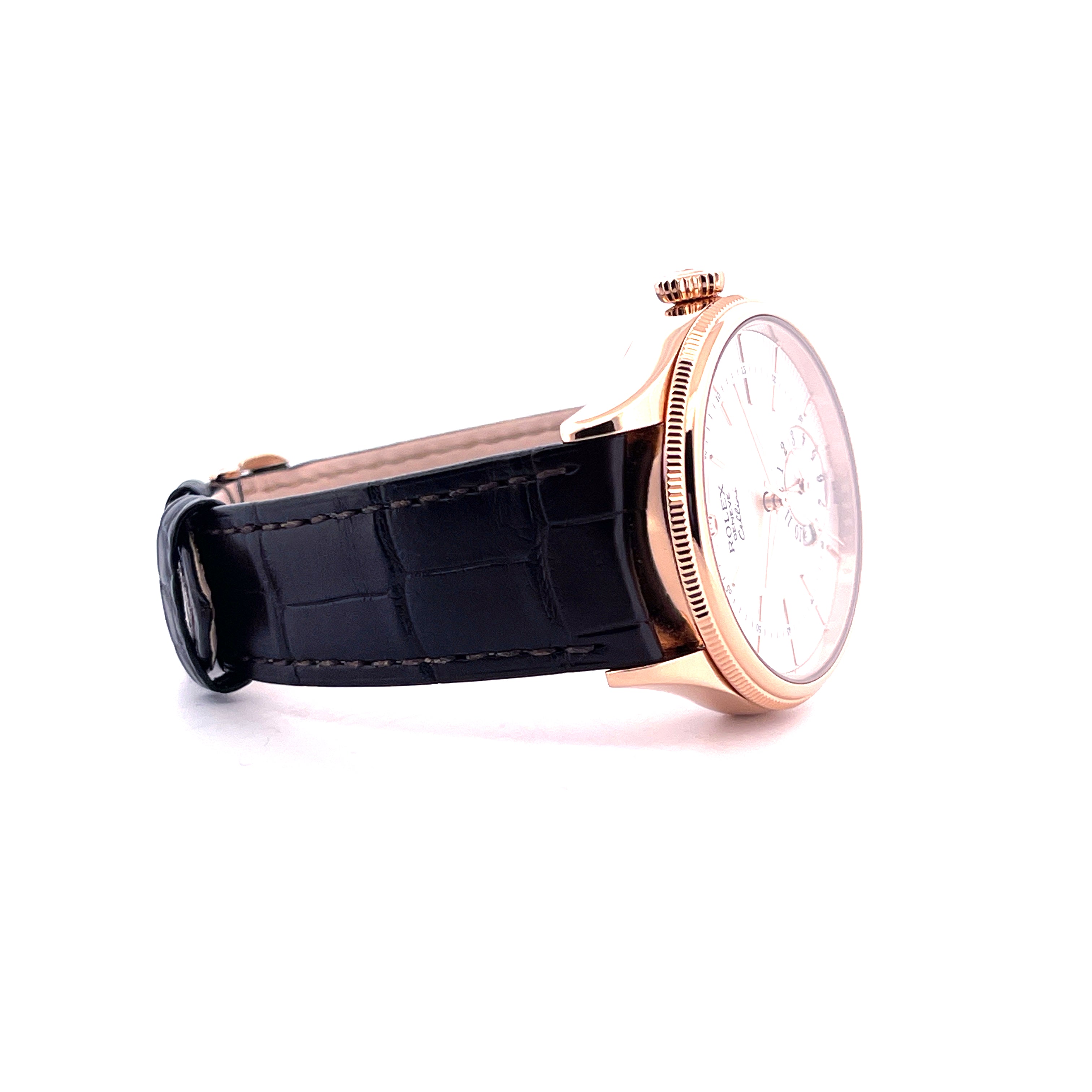 Rolex - Cellini Dual Time Roségold 50525 / Full Set / LC100 / Silver Dial / 2018 - [product_sku]