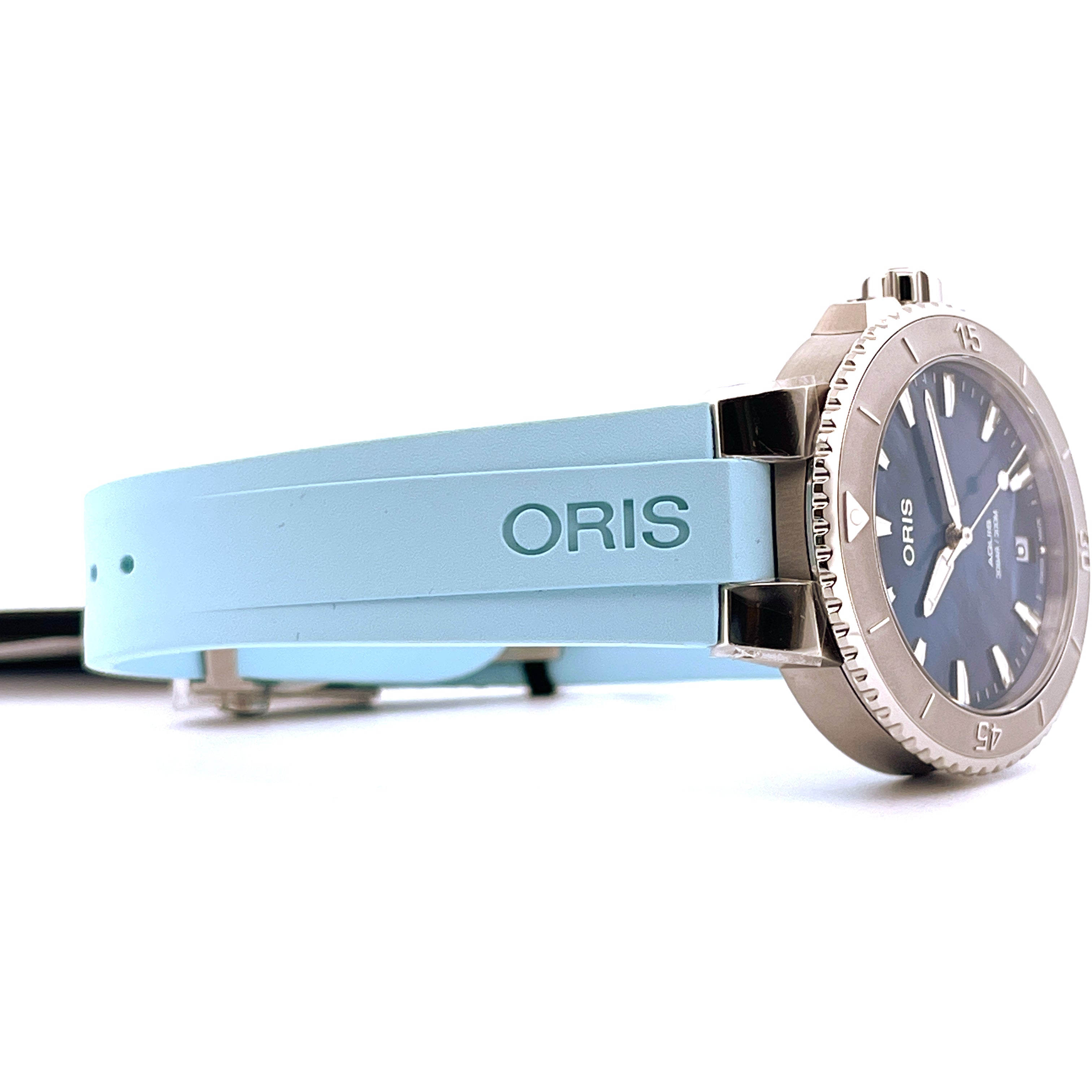 Oris - Oris Aquis Date Aegean Blue (Neu) - [product_sku]