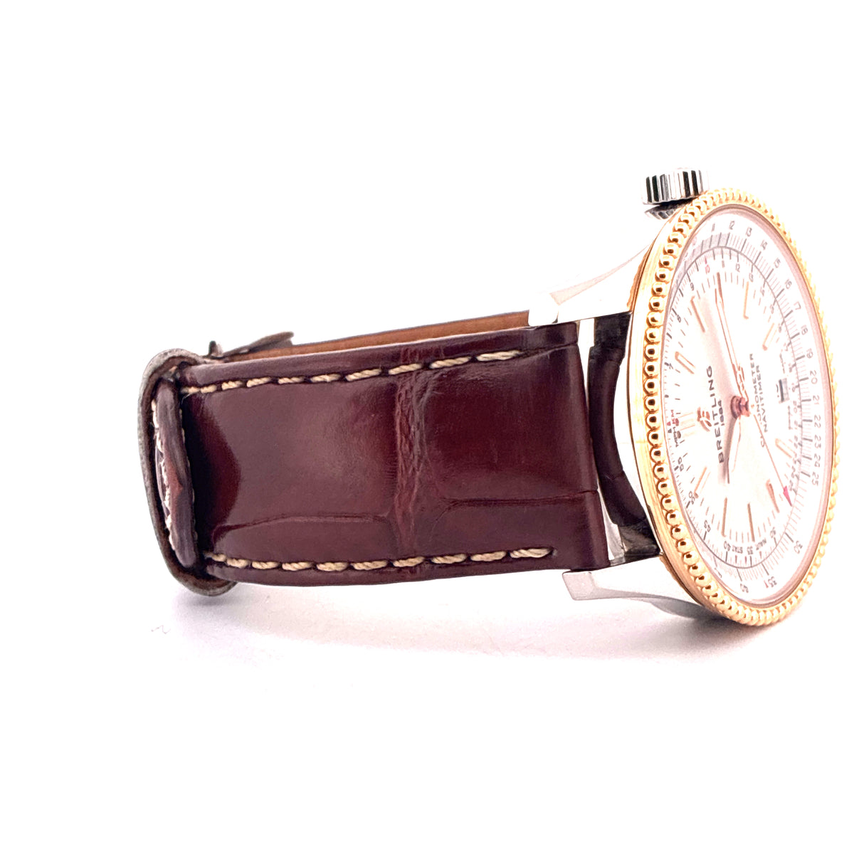 Navitimer / Bicolor / leather strap / orig. Invoice / Box / 2022 - Juwelier Spliedt