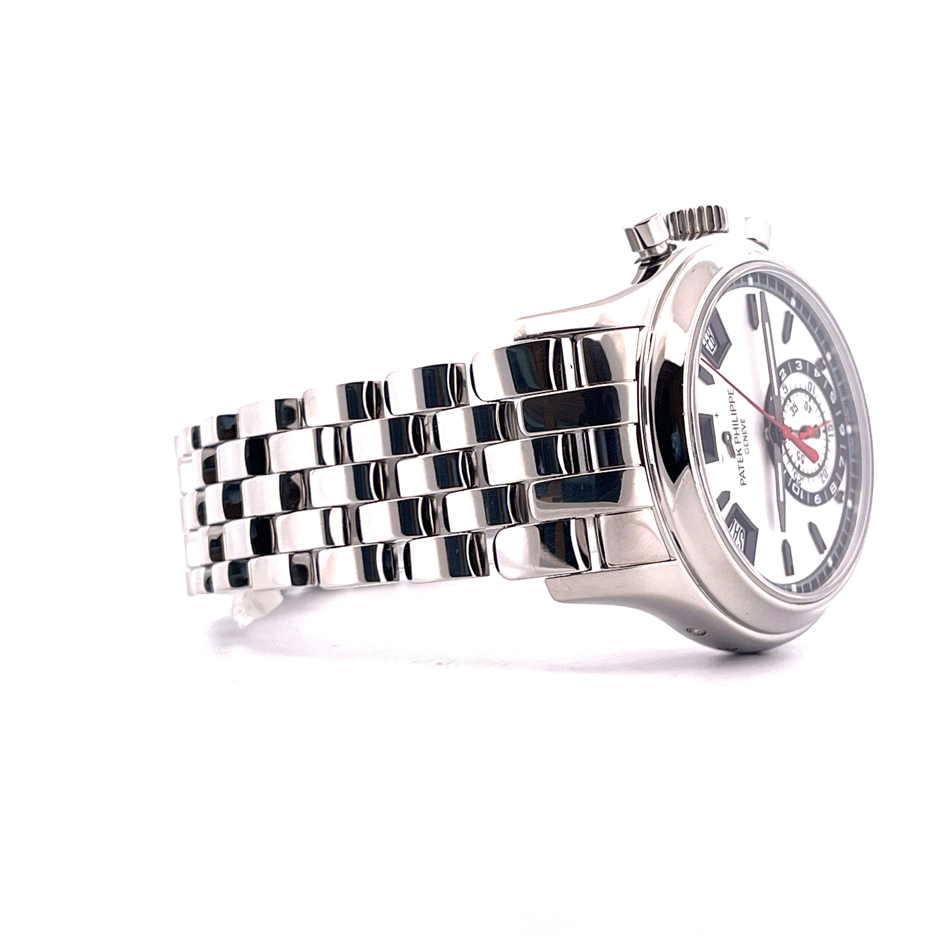 Annual Calendar Chronograph 47.100 € White Dial / Full-Set / 2015