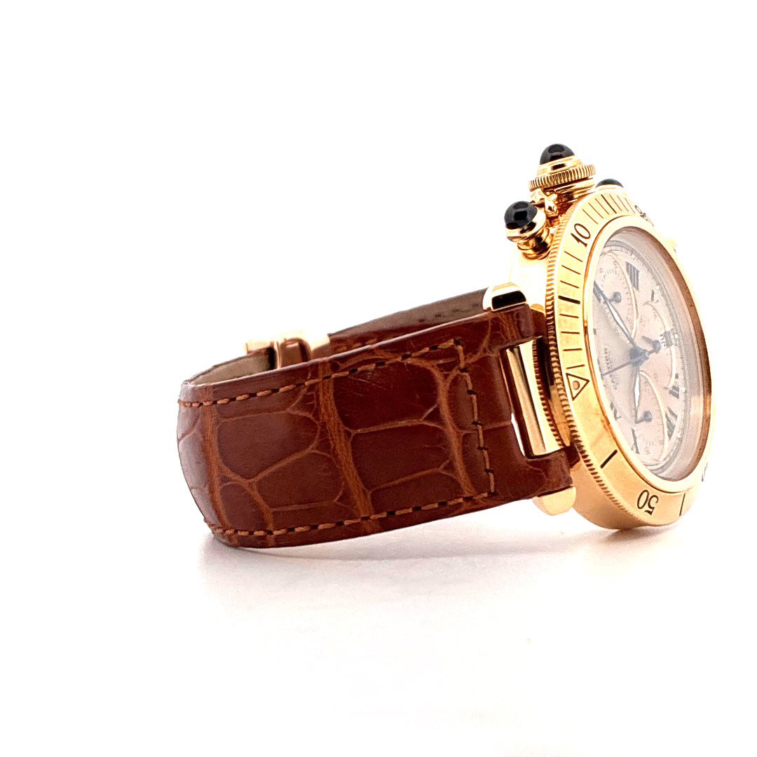 Cartier - Pasha Chronograph Gelbgold (1999) - [product_sku]