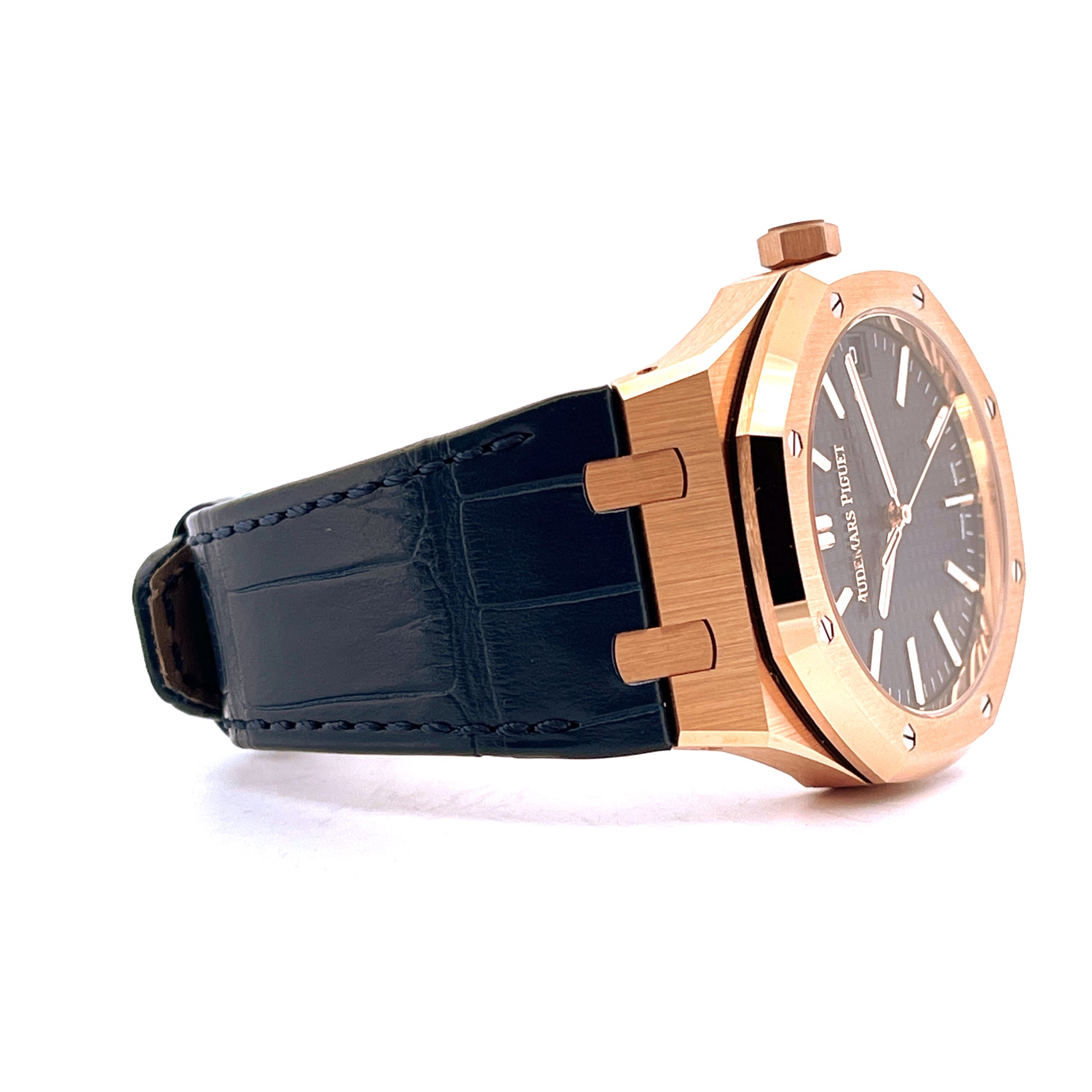 Audemars Piguet - Audemars Piguet Royal Oak Roségold BlueDial - Juwelier Spliedt