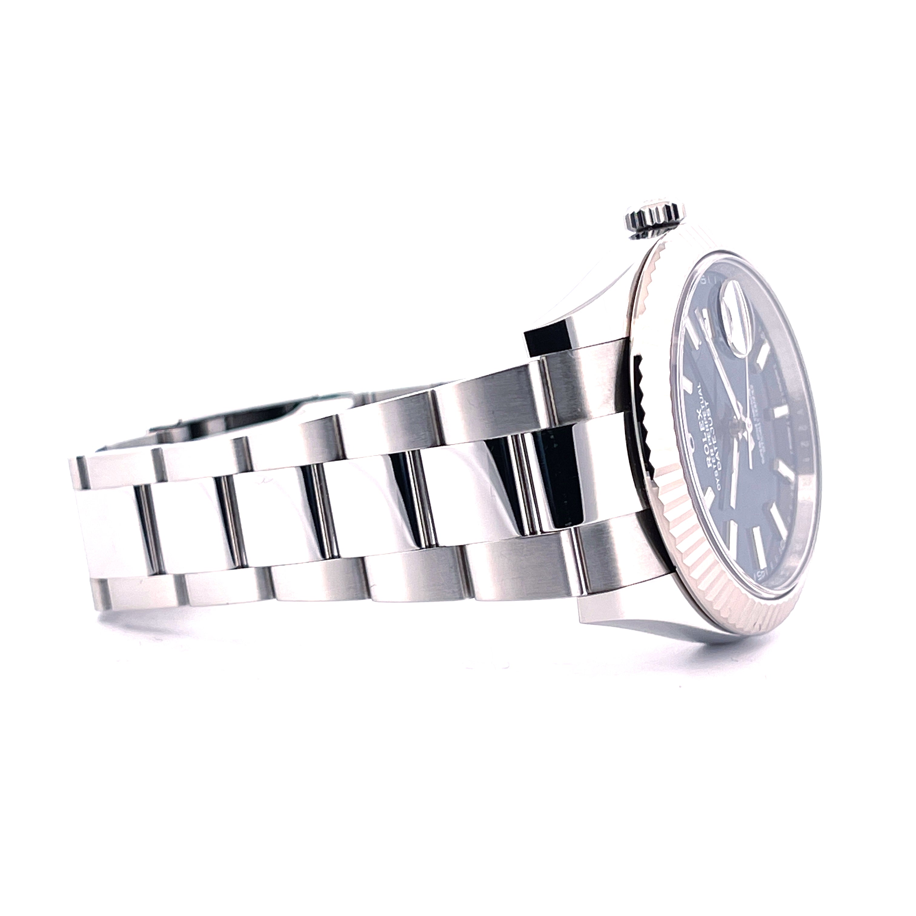 Datejust 41 Blue Dial Jubilee Whitegold Bezel / Box and Papers / 126334 / Very Good Condition / 2022