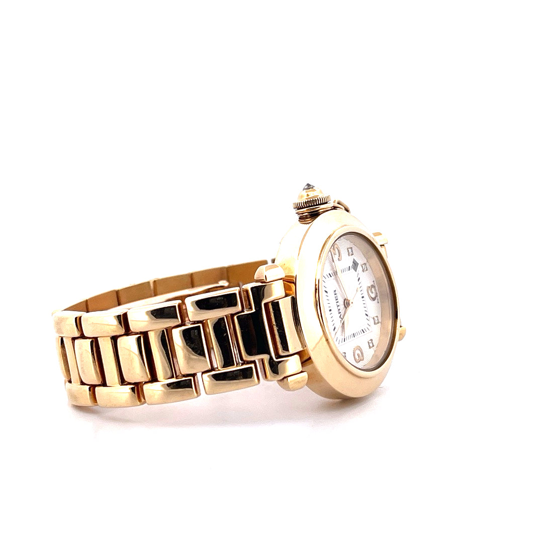 Pasha 18k Yellowgold / diamond crown full set / very good condt. / 2005