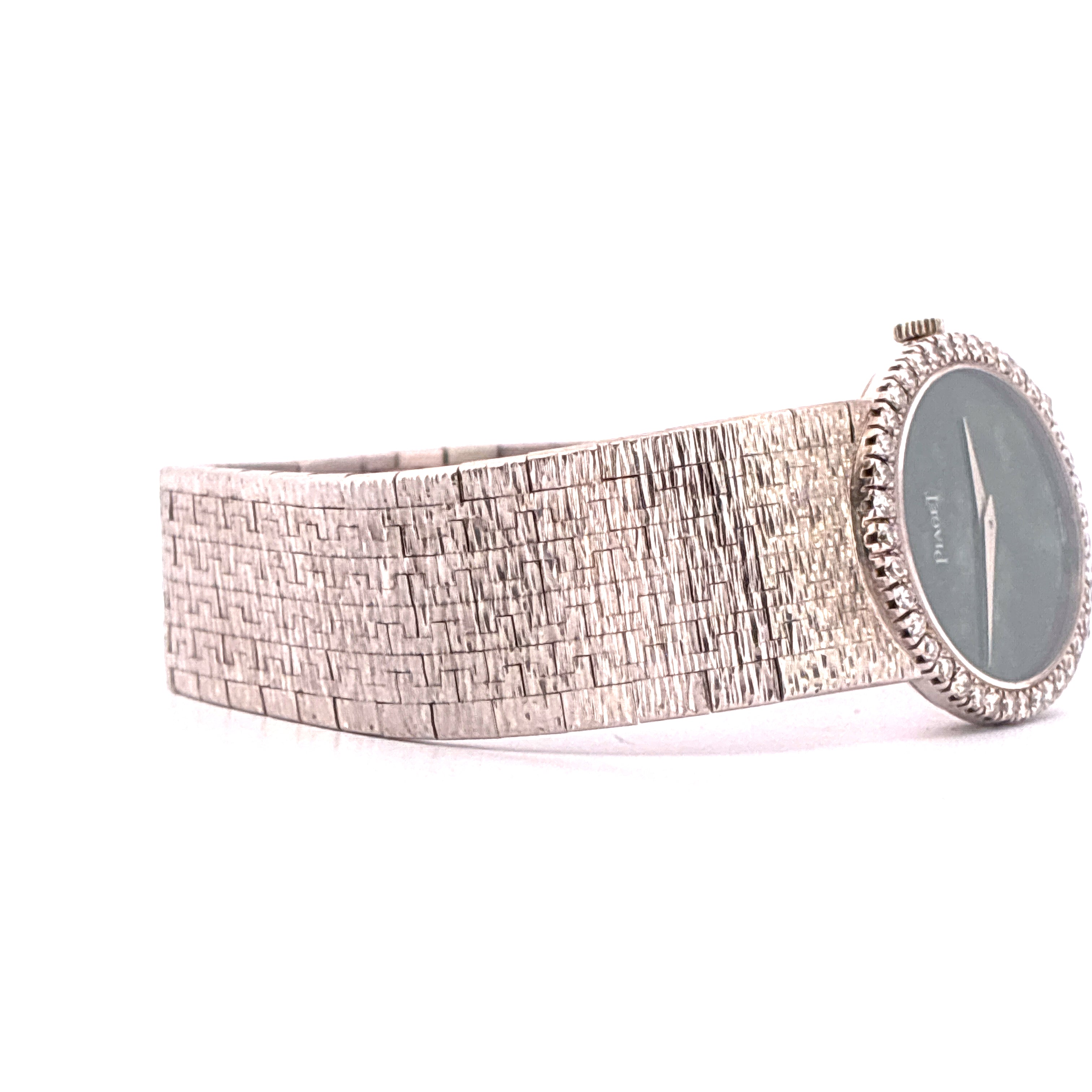 Rolex - Vintage Cocktail Watch / Whitegold / Diamonds / Green Nephrit Dial / Papers / 1975 - [product_sku]