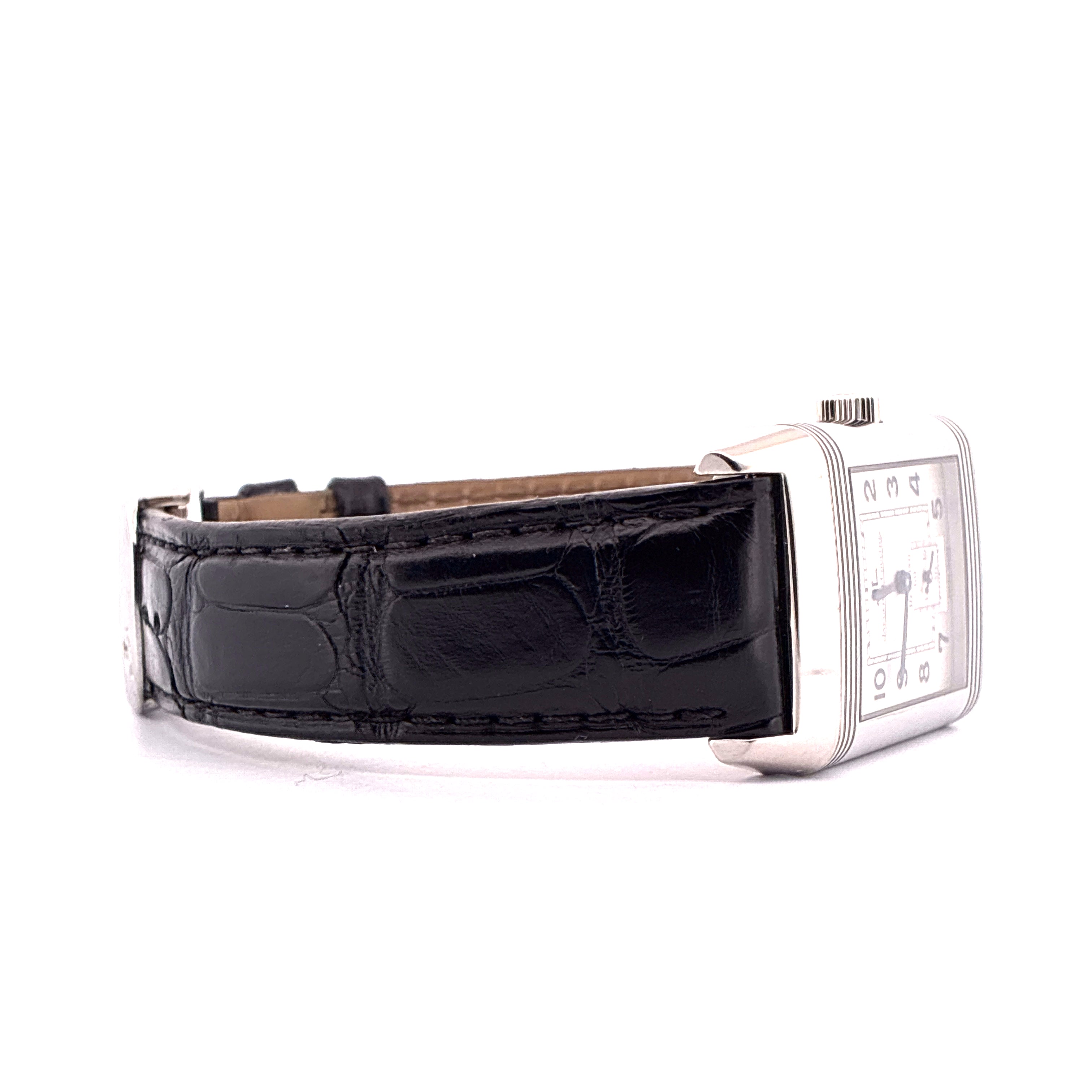 Reverso Grande Taille / leather strap / folding clasp / watch only / service 2026
