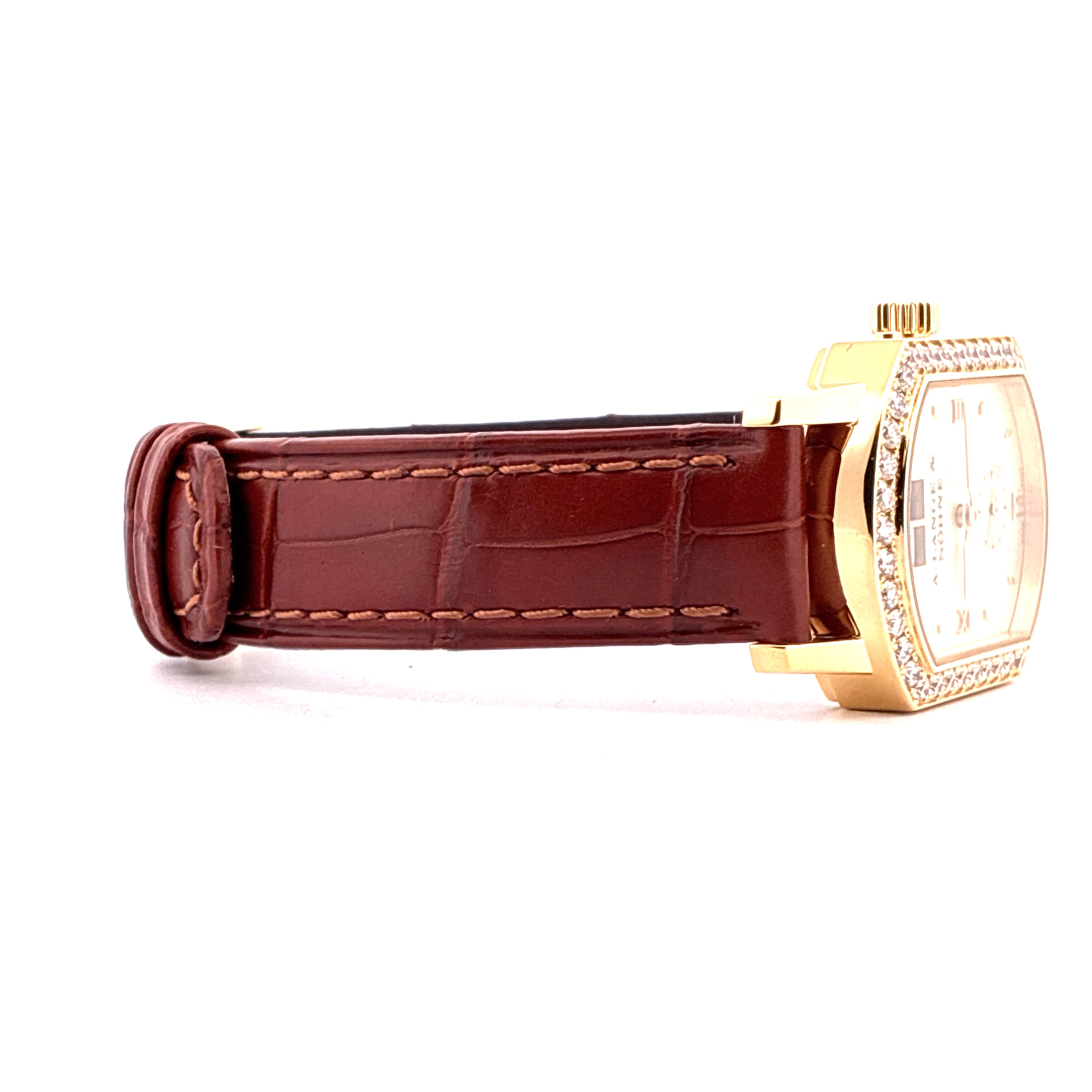 A. Lange & Söhne Arkade / very good condt. / Service 2026 / Factory Set Bezel / Yellow Gold Full-Set / 2007