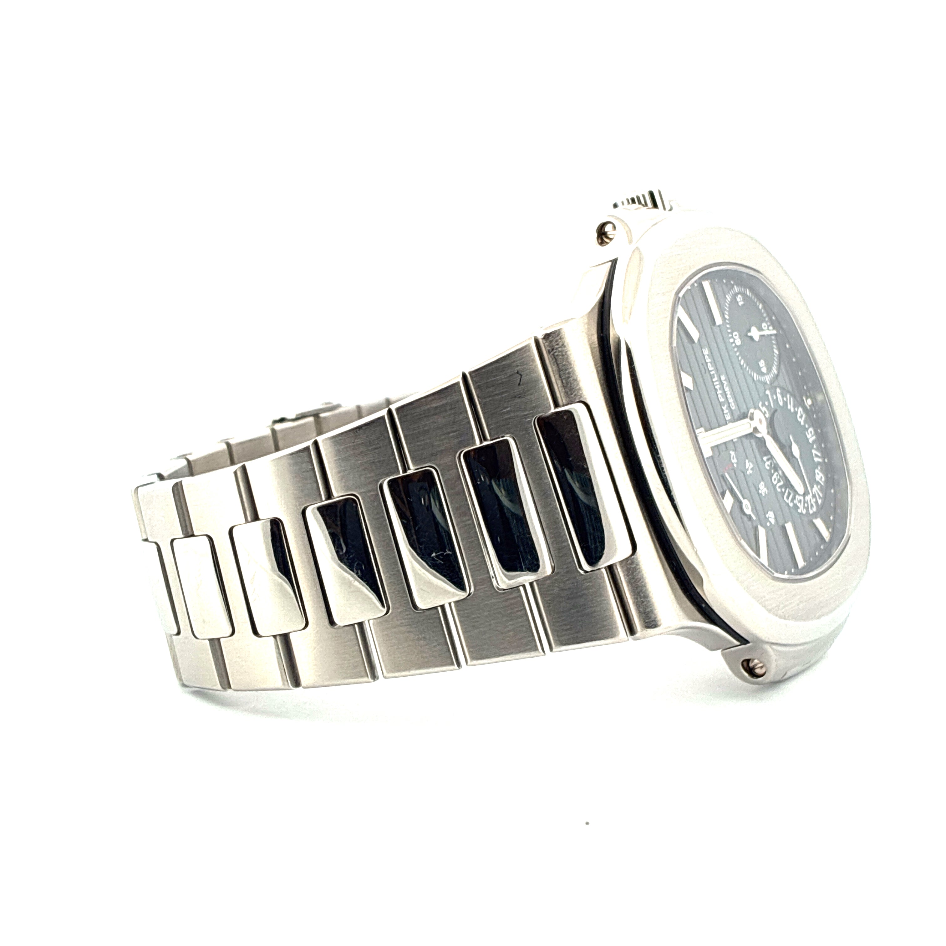 5712/1A-001 / very good Condition / Date - Moonphase - Power-Reserve / Patek Service 2025 / Blue Dial / Full-Set / Germany 2010