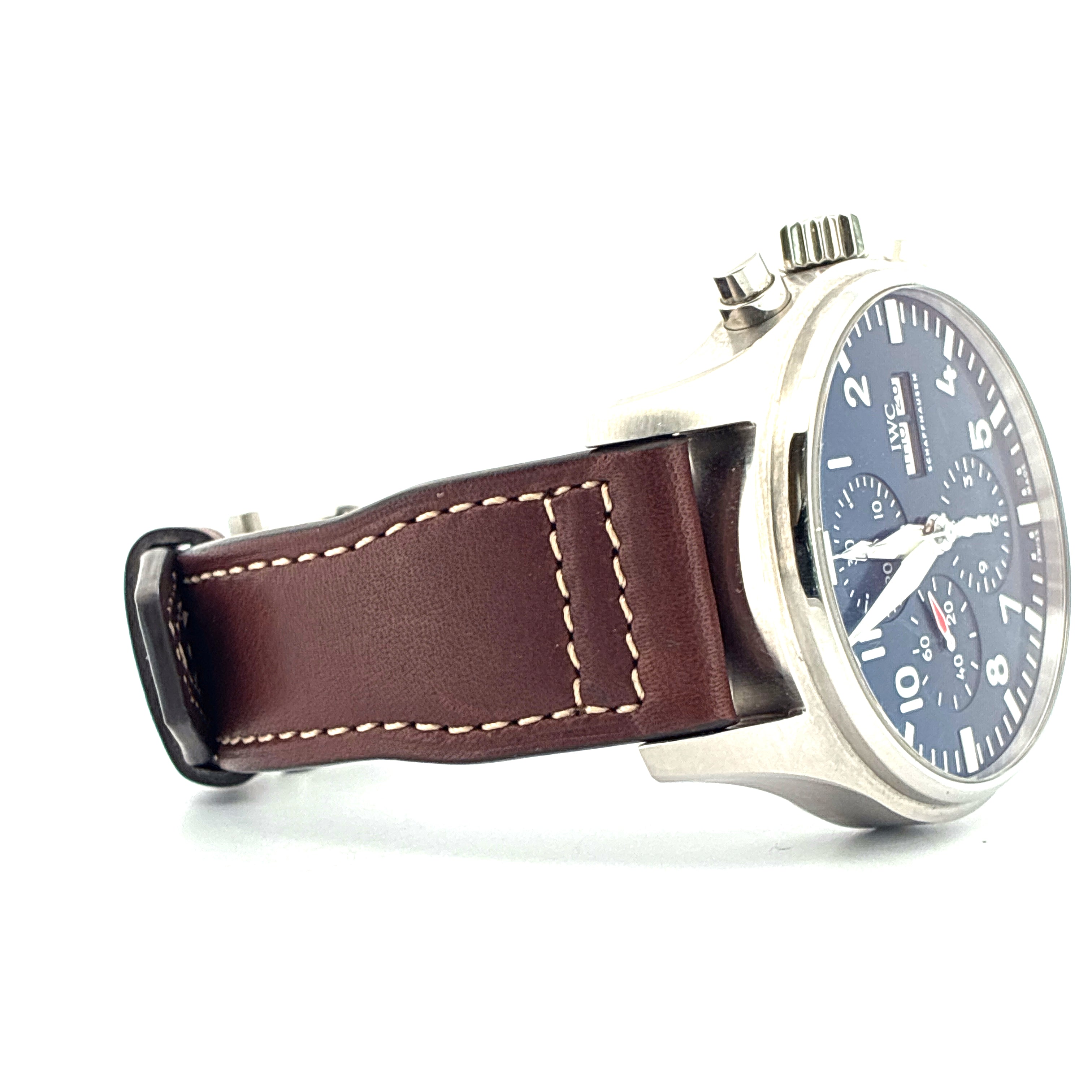 Fliegeruhr Chronograph Pilot / new strap / very good condt. / Full-Set / 2020