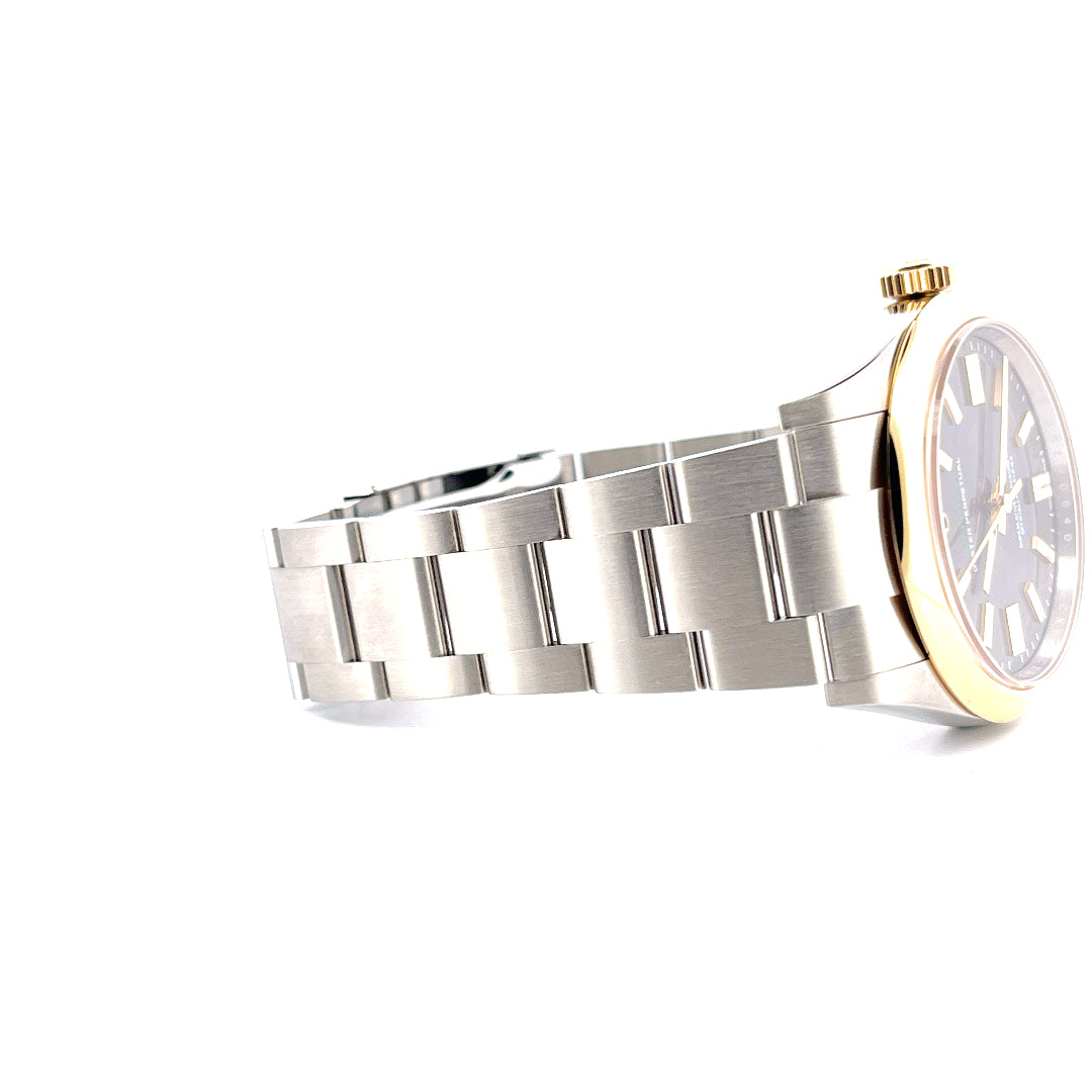 Oyster Perpetual 100 Years / BRAND NEW / rhodium dial / yellowgold bezel and crown