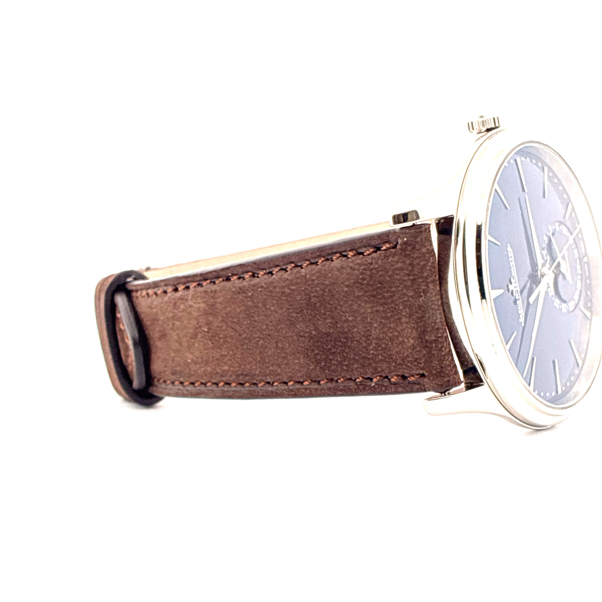 Master Ultra Thin Moonphase / Blue Dial / Folding Clasp / 2nd Strap / Pusher / very good condt.