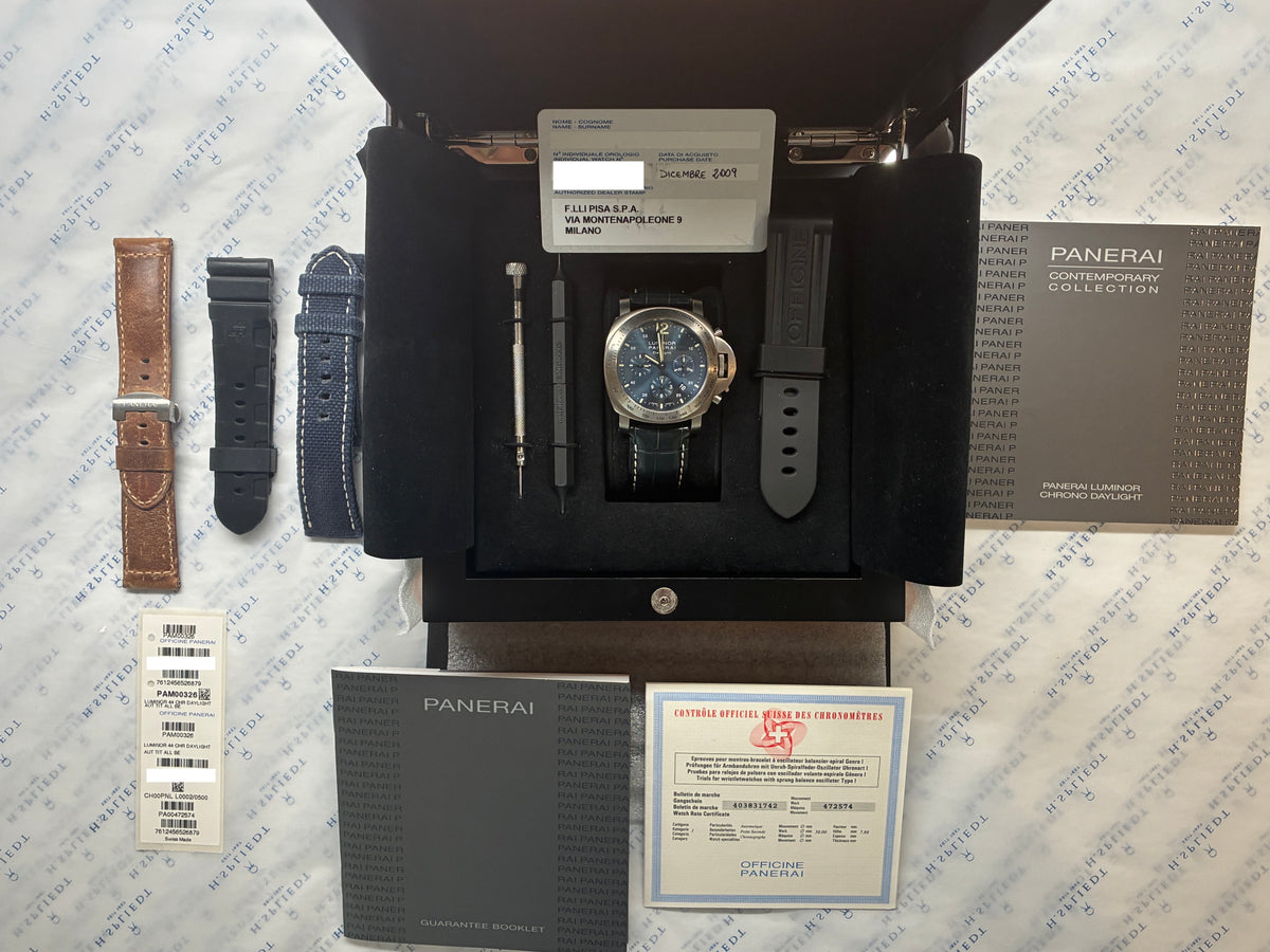 Luminor Chrono Daylight / 5 Straps / Full-Set / 2009 -