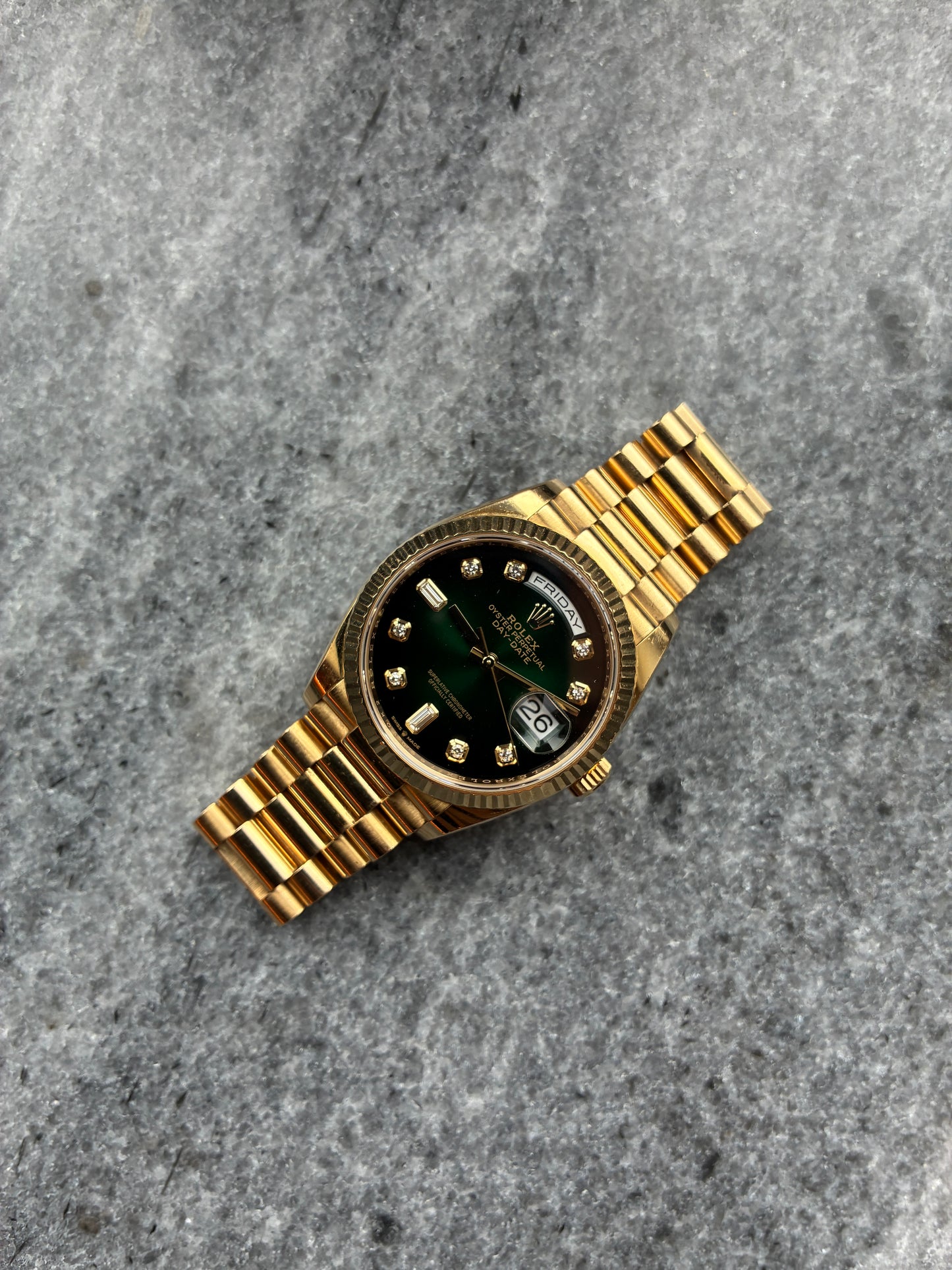 Rolex Day-Date 36 Full-Set / Box & Papers / 2020