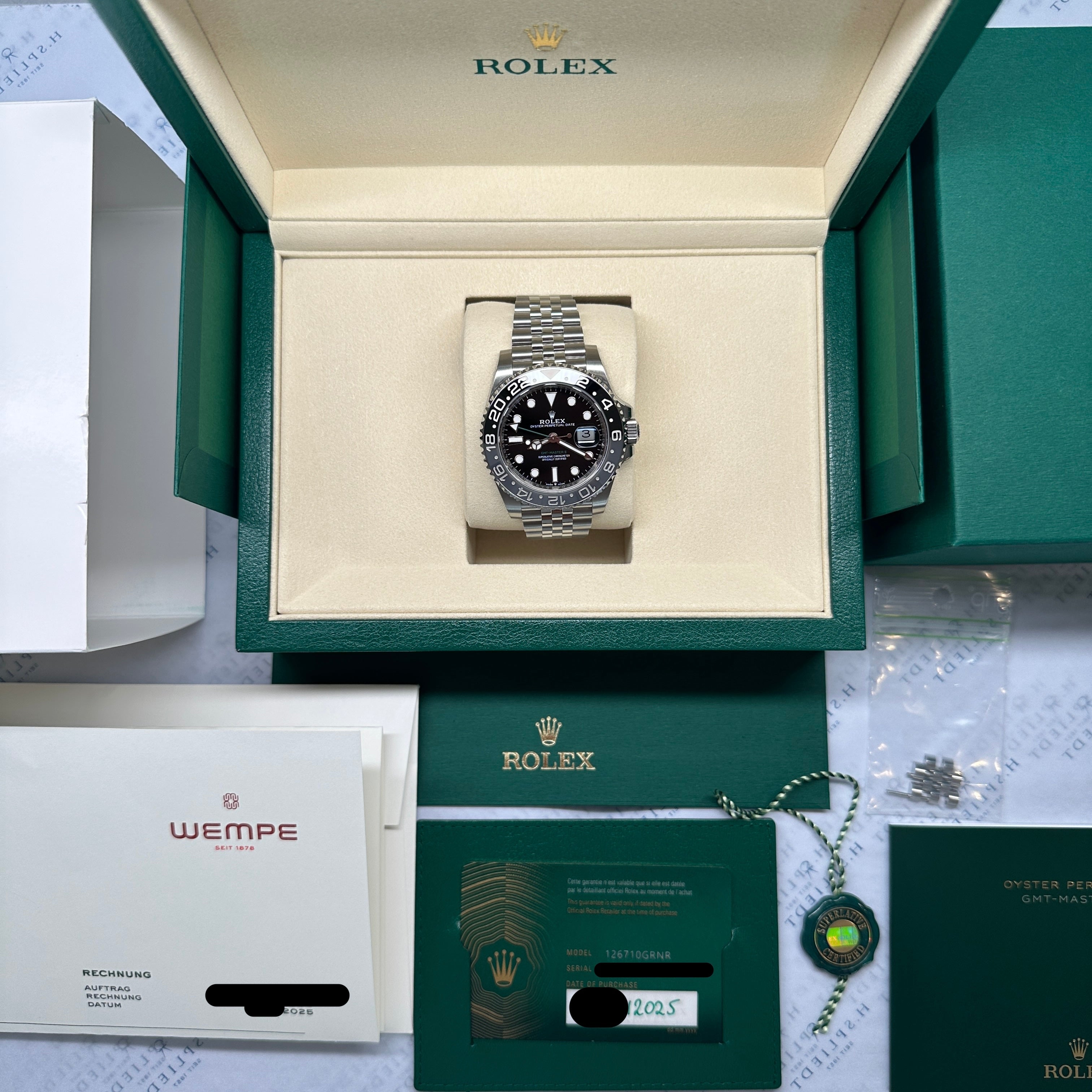 GMT-Master II / Jubilee / Bruce Wayne / very good condition / Full-Set / 2025