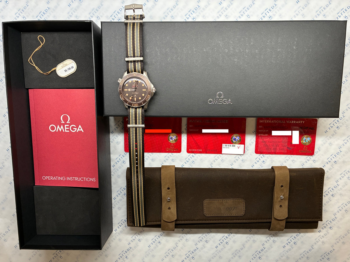 Seamaster Diver 300 M / very good condt. / James Bond 007 / Titan / Box & Papers / 2024