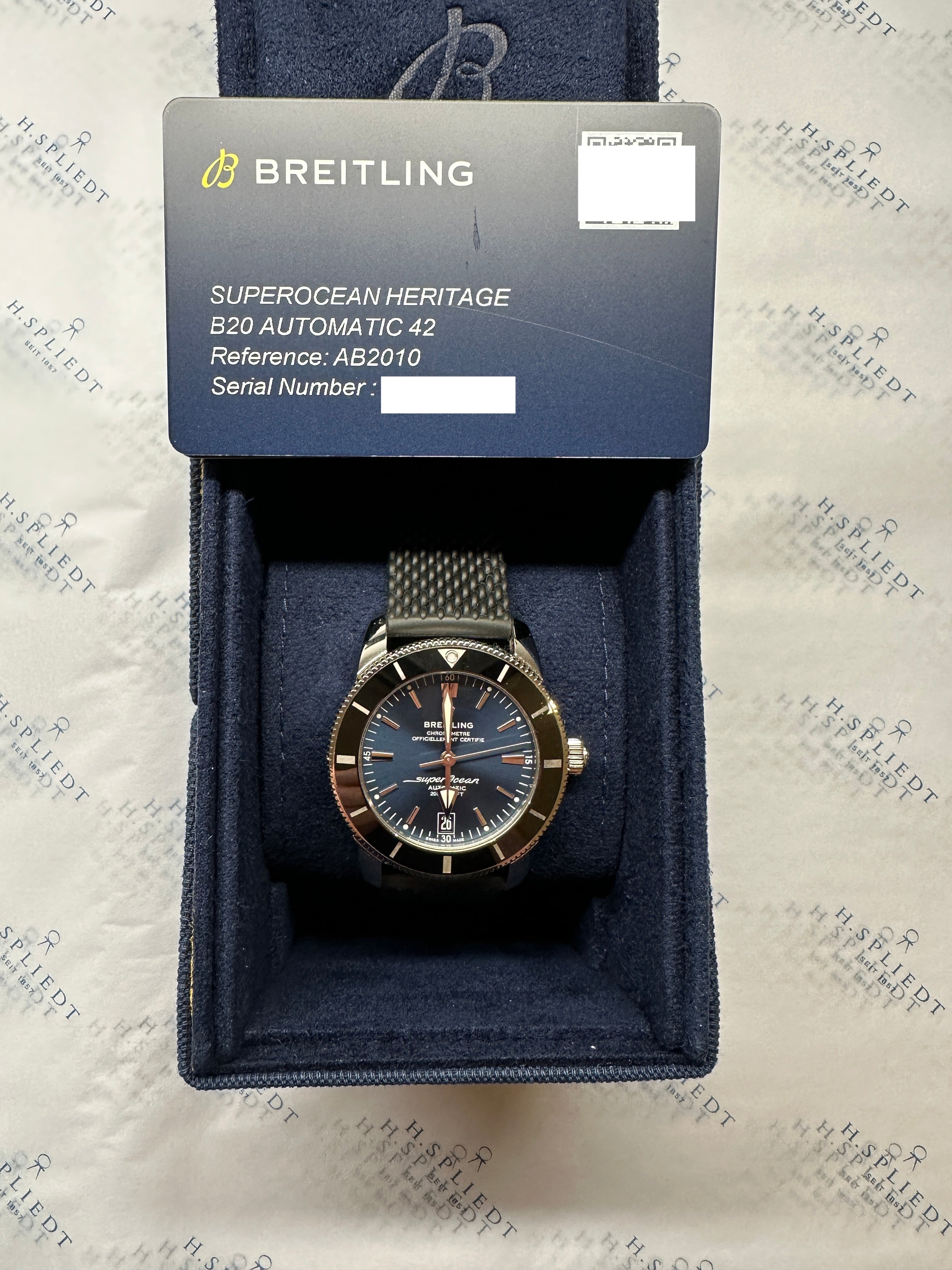 Superocean Héritage II 42 Limited Sylt Edition 99/100 / Box & Paper / 2021